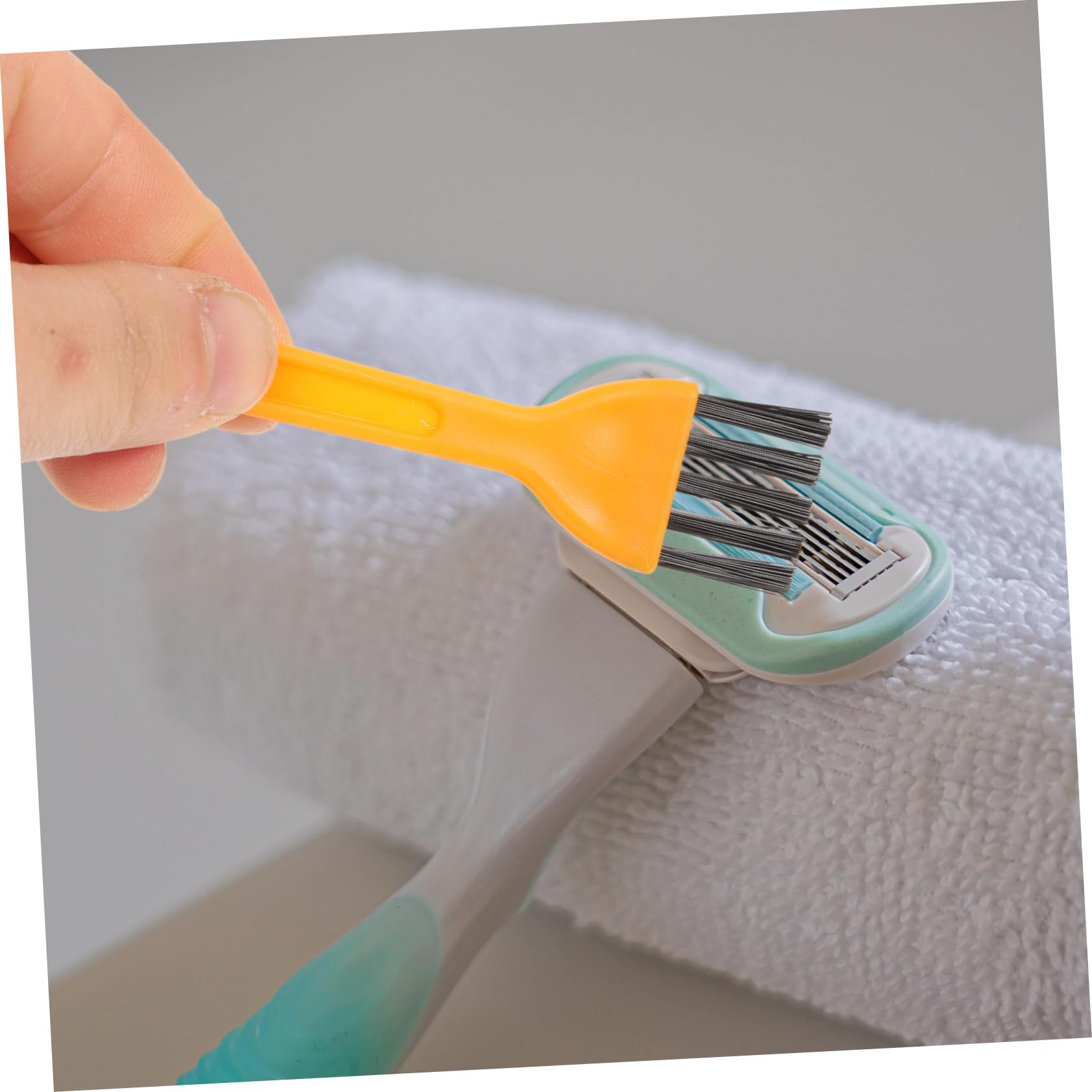 96 Pcs Electric Cleaning Brush Set - Mini Razor Brush, Beard Trimmer, Ear Wax Spoon, Paintbrush Cleaner, Keyboard & Humidifier Cleaner - Perfect for Grooming, Electronics & Home Cleaning