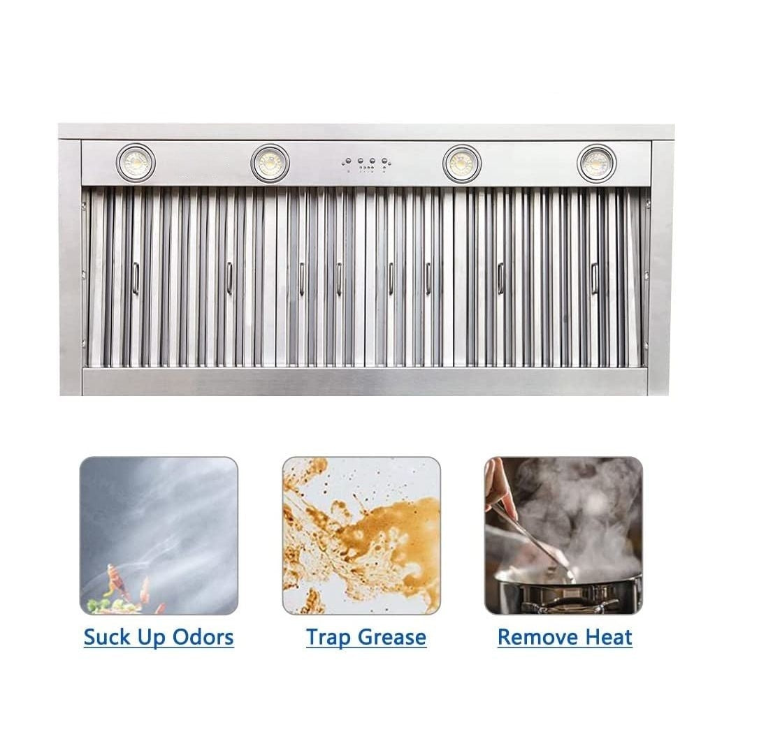 Premium RHM Fired Copper Custom Kitchen Range Hood - Island Mounted Ventilation System (Model CT VH03FR) for Modern & Rustic Kitchens | Perfect for Home Chefs & Open-Concept Living Spaces