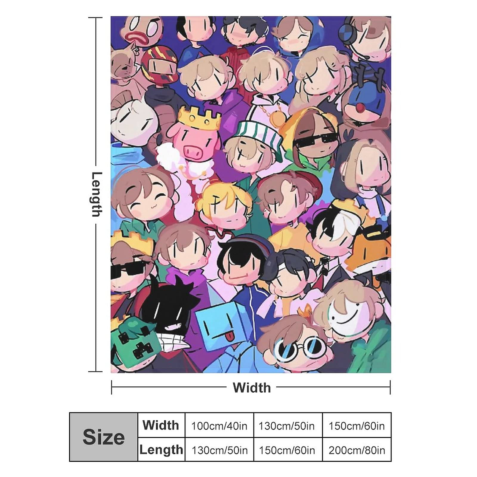 War Cool Poster Blanket - Ultra Soft Plush Cozy Throw Blanket for Chair, Bed, Couch & Sofa - 40x50 Inch Warm Home Decor - Perfect for Movie Nights, Gaming & Winter Snuggles