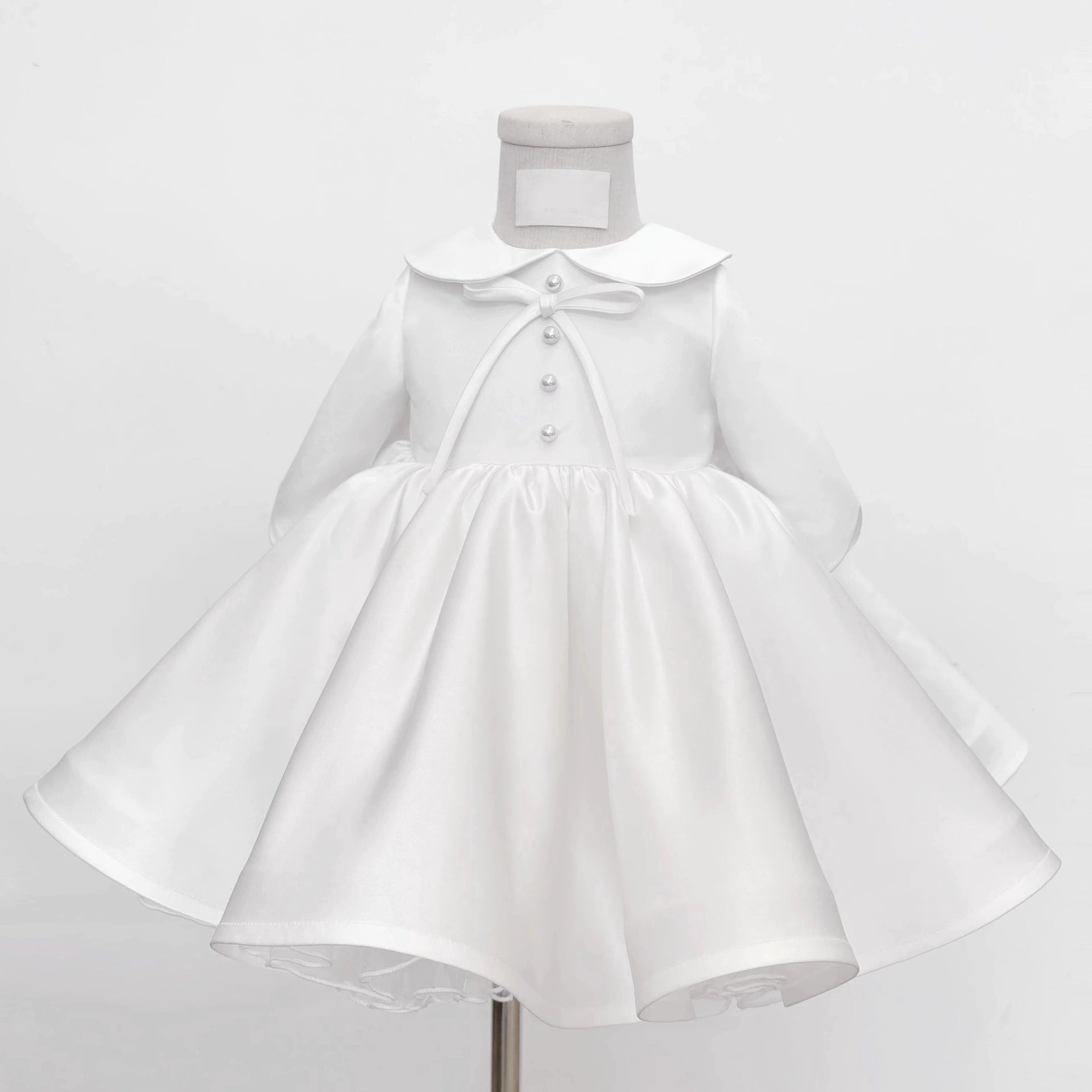 Girls Long Sleeve Birthday Party Dress - Flower Girl Princess Gown for Weddings & Special Occasions | Perfect for Birthday Celebrations, Pageants & Formal Events