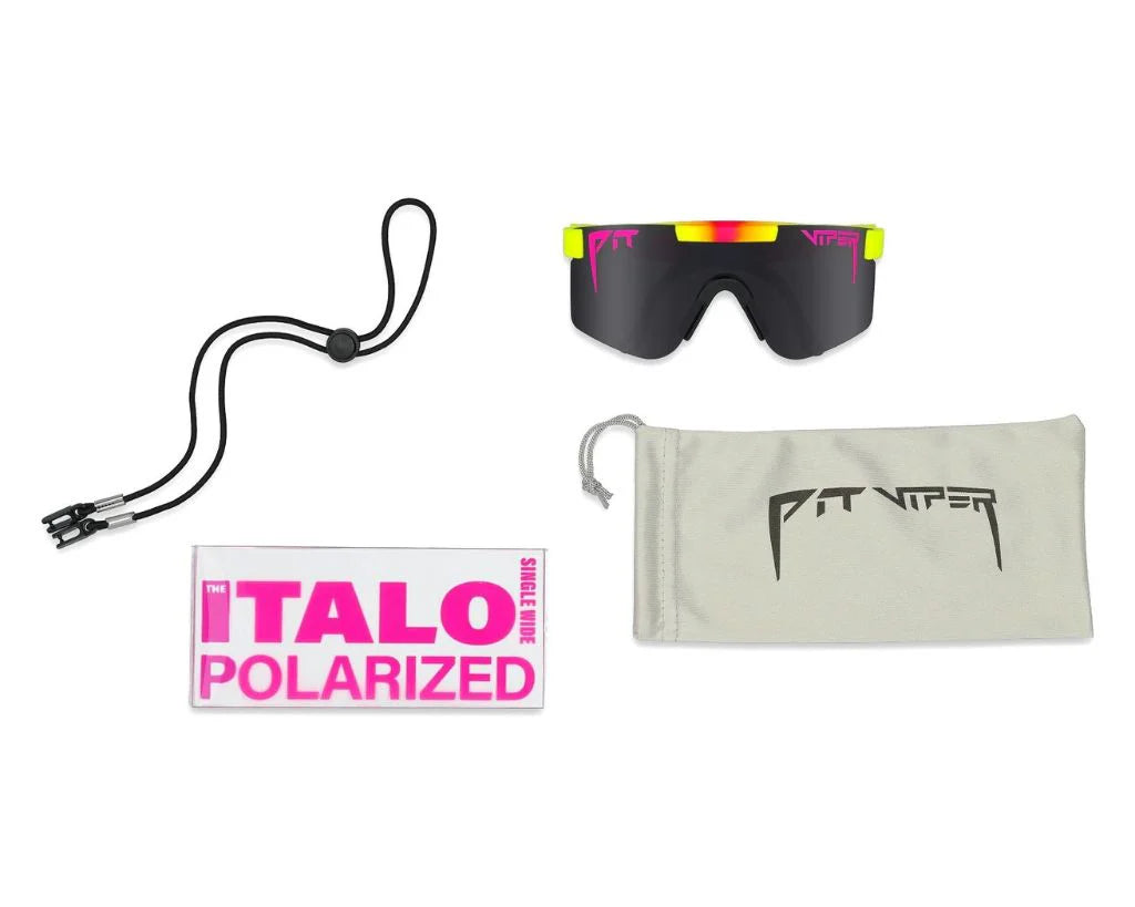 Pit Viper The Originals Wide Polarized Sunglasses - Retro Style UV Protection for Outdoor Sports & Adventure
