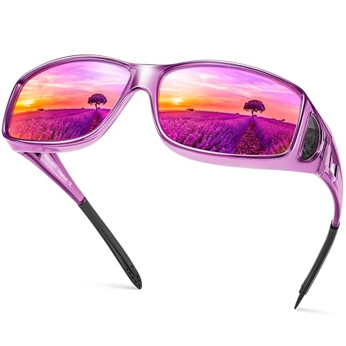 A17 Transparent Purple Frame/Purple Mirrored Lens