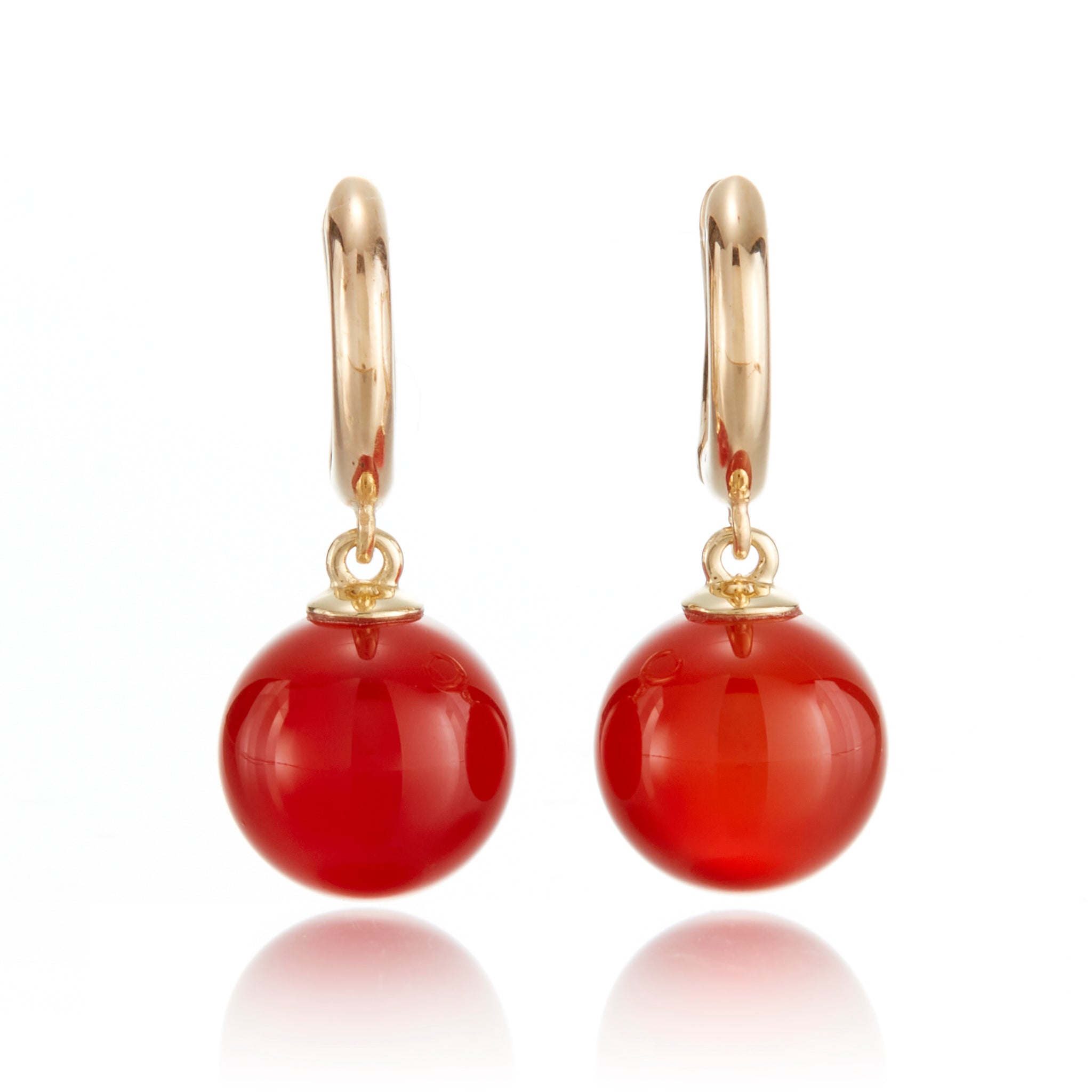 Natural Carnelian Soho Earrings for Women – Elegant Dangle Earrings for Everyday Wear, Office & Special Occasions