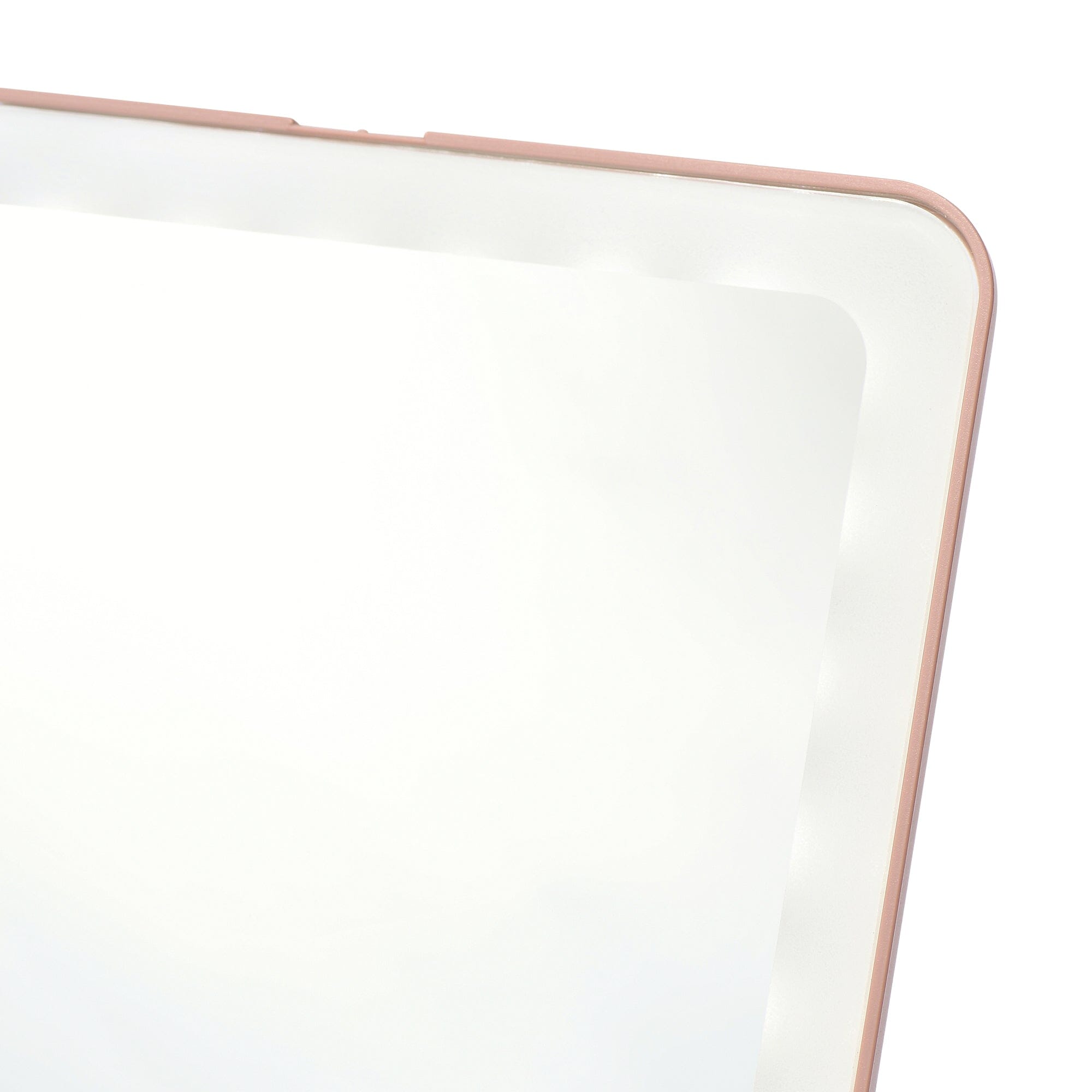 Pink LED Folding Mirror with Lights - Portable Vanity Mirror for Makeup, Travel, and Home Use