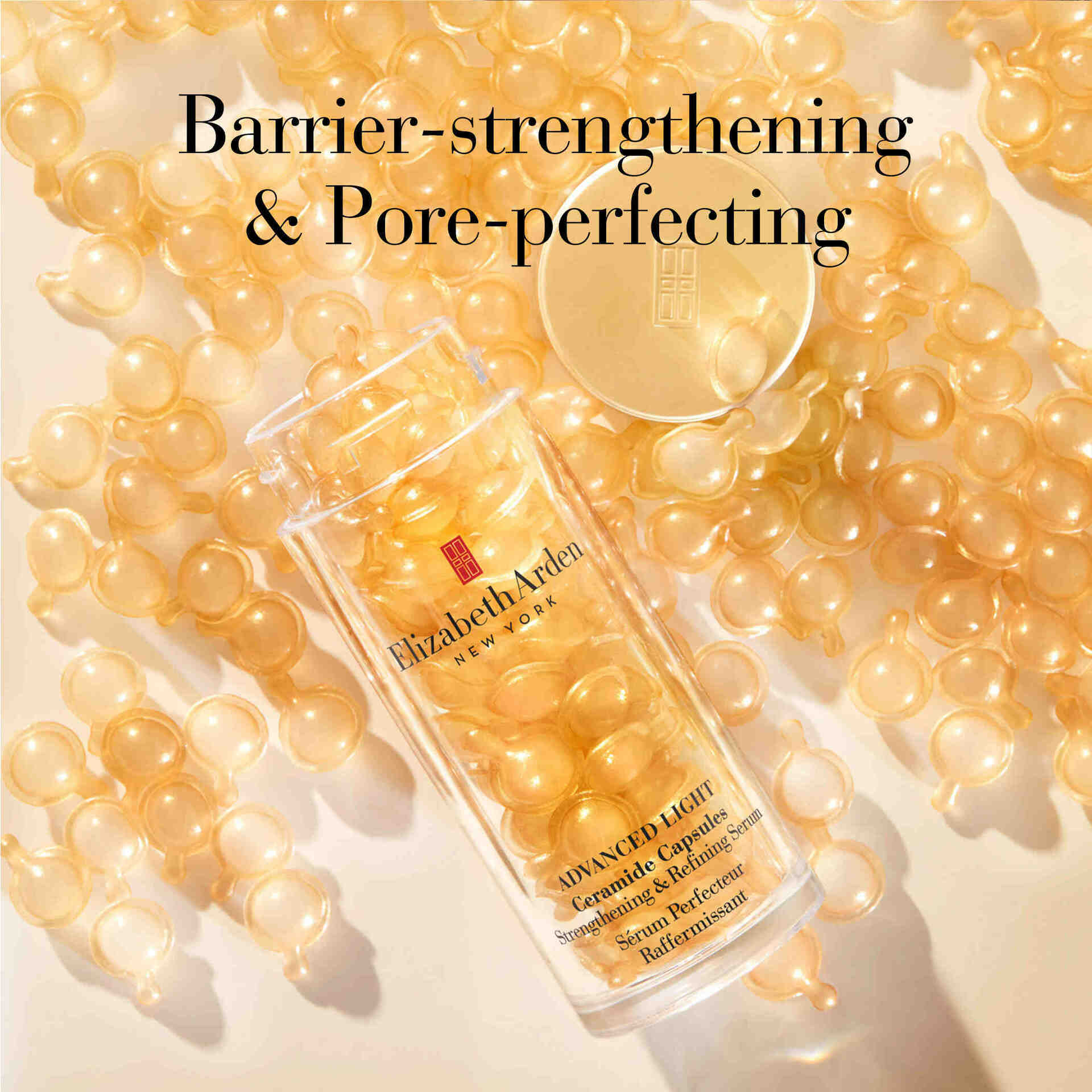 Advanced Ceramide Capsules for Skin Strengthening & Refining - Hydrating Serum for Dry, Sensitive Skin | Perfect for Night Routine & Anti-Aging Skincare