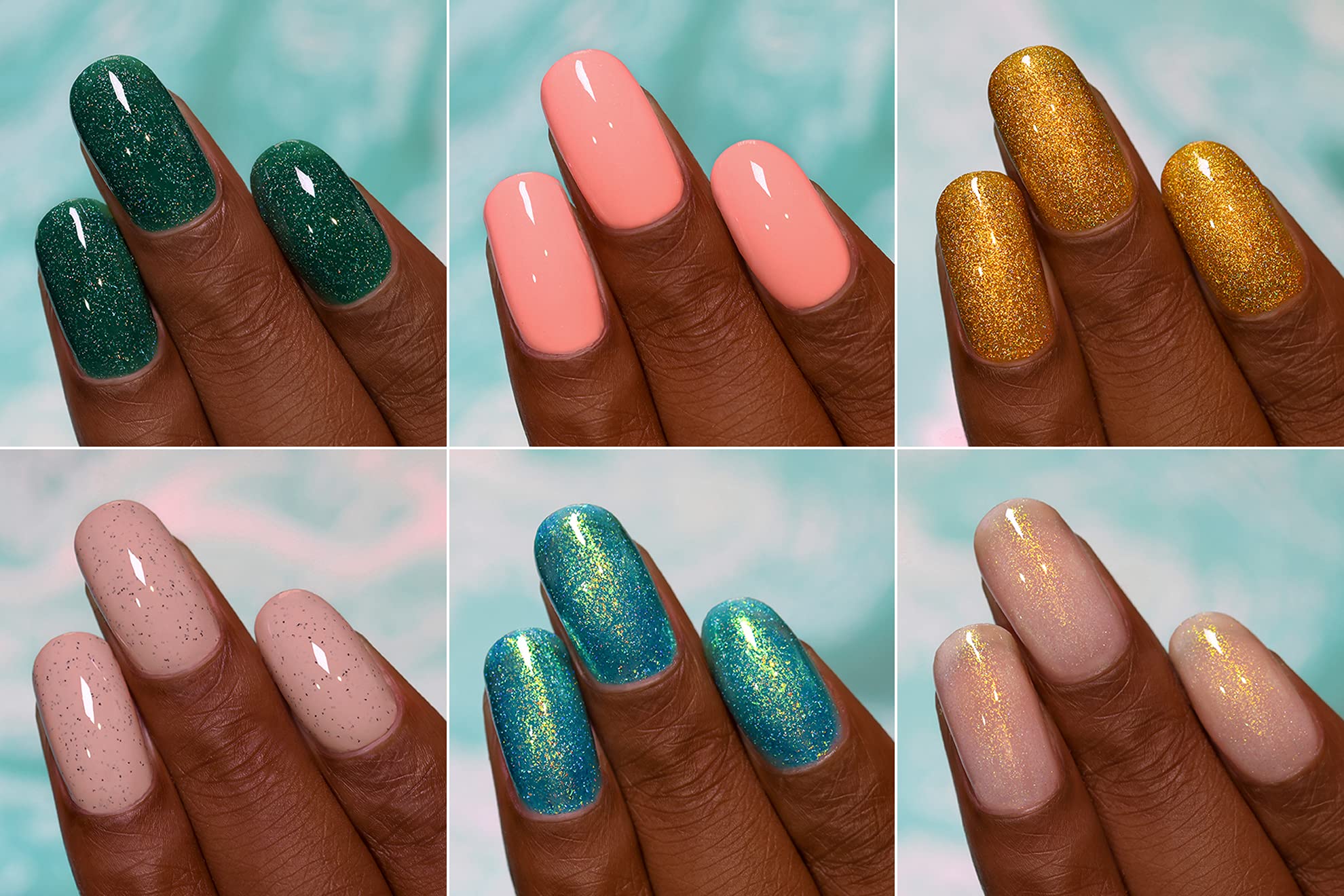 ILNP Tropics Collection - 6-Piece Summer Nail Polish Set with Vibrant Colors, Long-Lasting Formula & High Shine Finish | Perfect for Beach Vacations, Pool Parties & Tropical Getaways