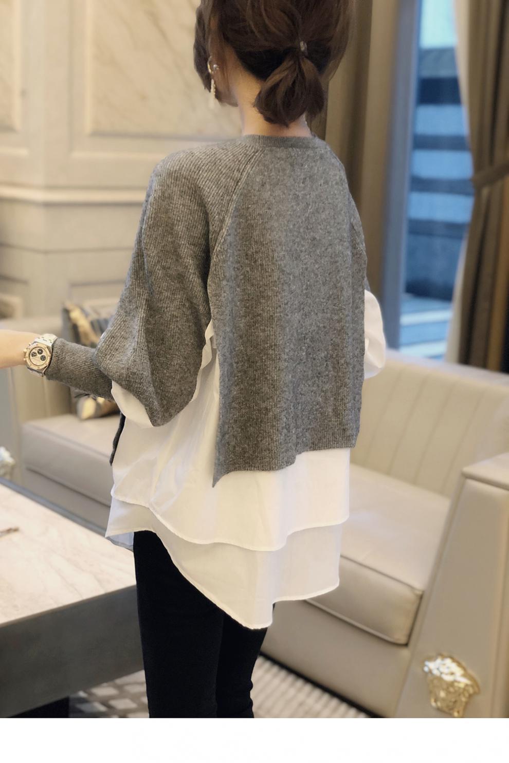 Women's Autumn Knit Round Neck Sweater Top - Cozy Casual Pullover for Fall & Winter | Perfect for Office, Dates & Layering