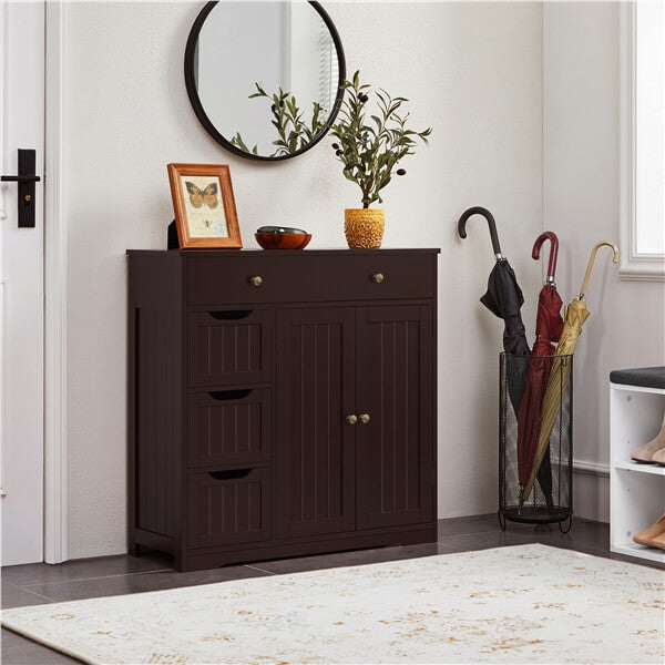 Yaheetech Large Wooden Storage Organizer with 1 Big Drawer - Perfect for Closet, Bedroom, Office & Home Organization
