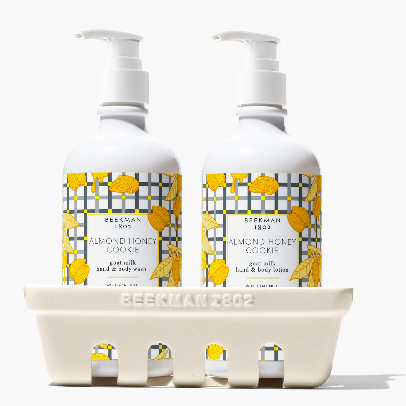 Premium Almond Honey Cookie Gift Set - Delicious Homemade Style Cookies in Elegant Caddy - Perfect for Holidays, Housewarming & Corporate Gifting