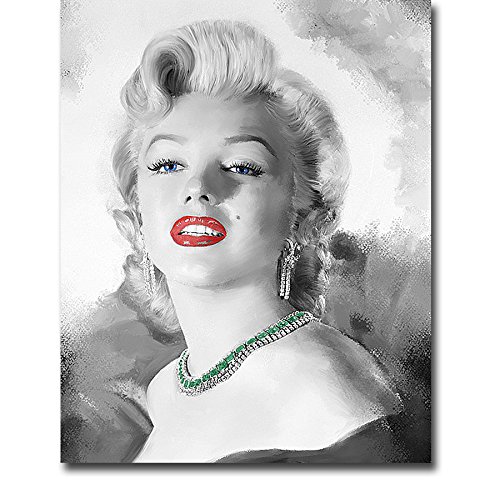 Jerry Michael 'A Girl's Best Friend' Premium Gallery-Wrapped Canvas Giclee Art Print - Ready to Hang Wall Decor for Living Room, Bedroom & Office