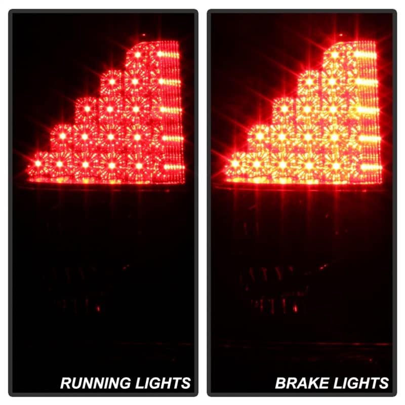 Spyder Auto 5002365 LED Tail Lights Black/Clear - High-Performance Aftermarket Brake Lights for Trucks & SUVs