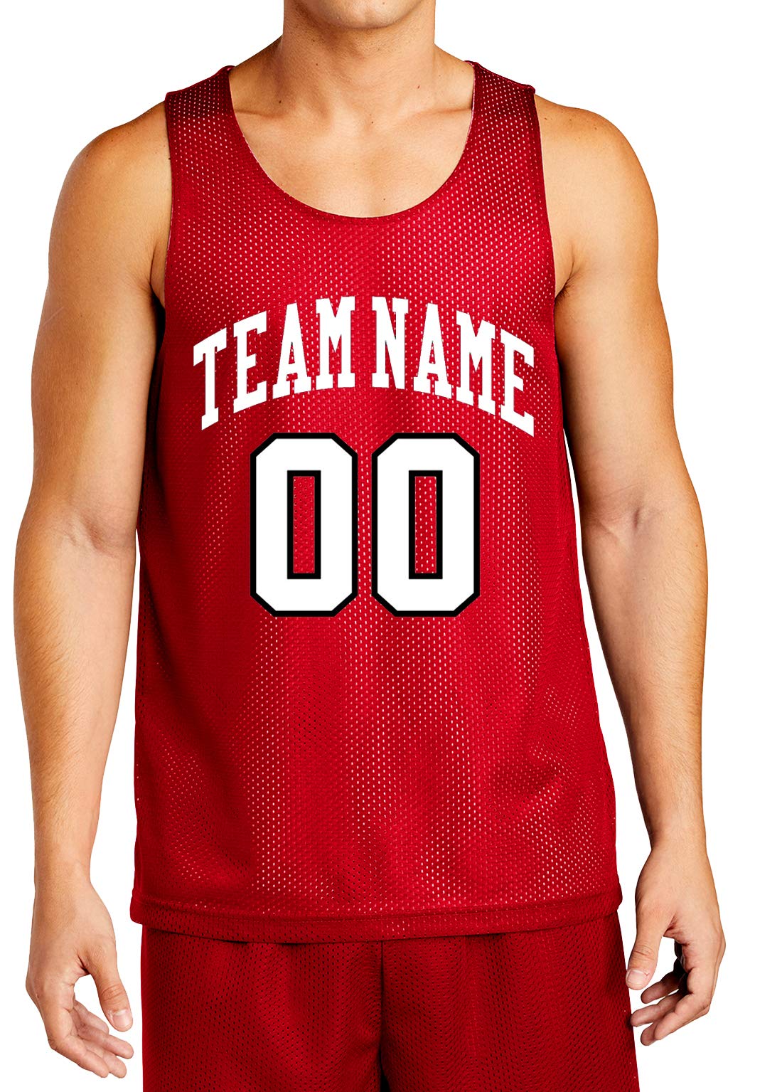 Custom Reversible Basketball Jersey - Front & Back Printing - Perfect for Team Games, Tournaments & Streetball