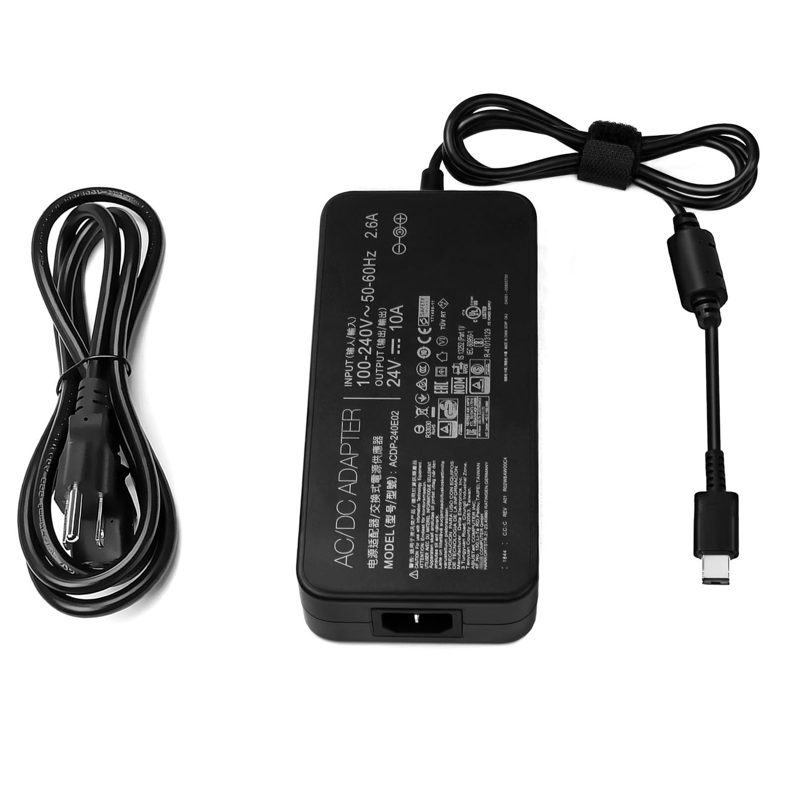 240W 24V AC Power Adapter Charger for Sony Smart TV Models 65X900E, 65X905E, 65X930D, XBR-65X900E, XBR-55X930E, XBR-65X935D, XBR-65X937D - Replacement Power Supply Cord with 10A Output - Perfect for Home Entertainment Systems & TV Repair