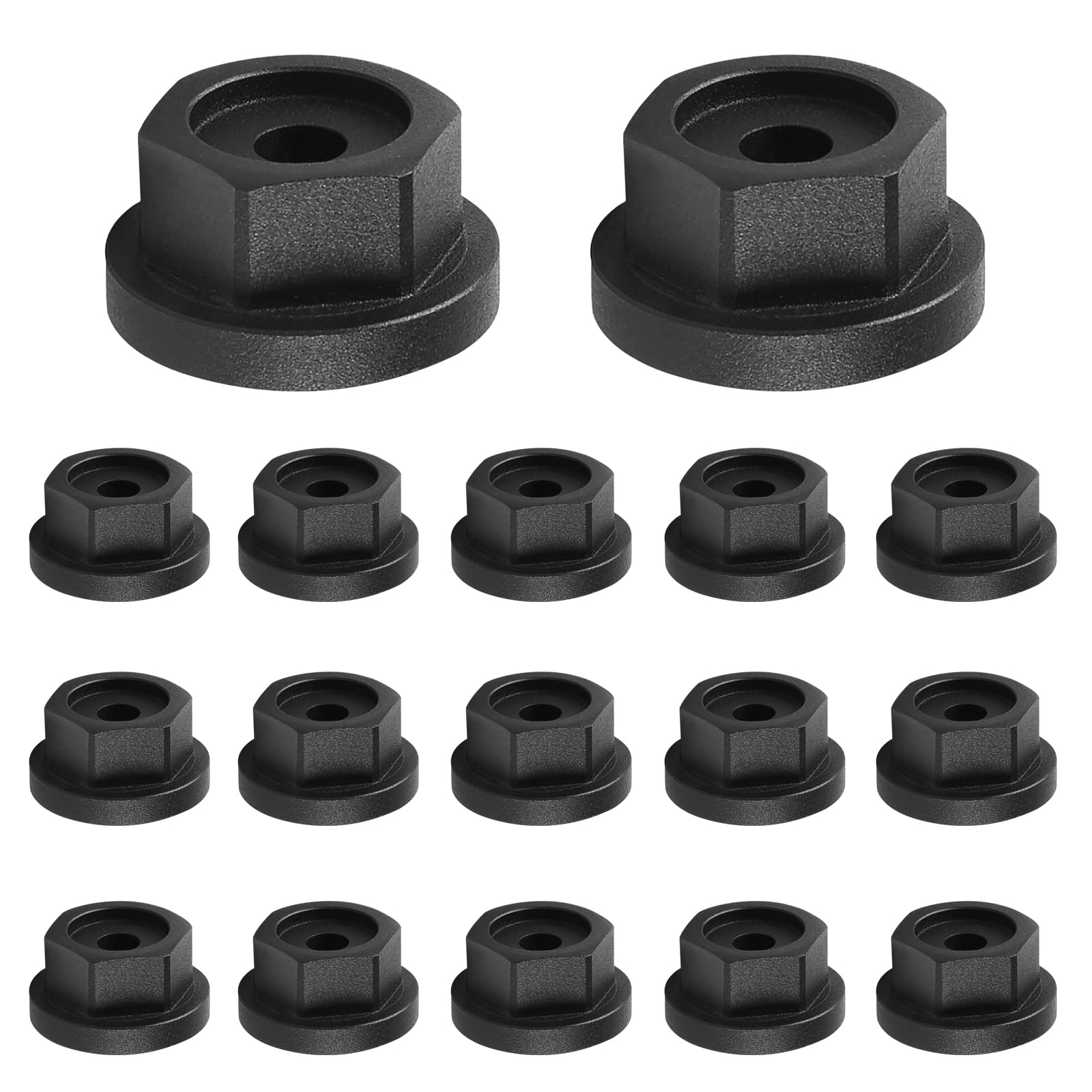 16 Pcs Hex Cap Nut Set - Stainless Steel Hex Head Washer & Screw Fasteners for Outdoor Furniture, DIY Projects & Hardware Repair - Durable Bolts & Nuts for Construction, Automotive & Home Improvement