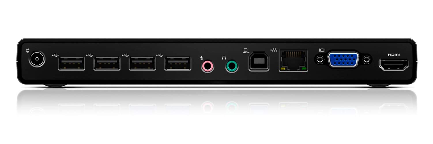 HP USB 2.0 Port Replicator - 7-in-1 Docking Station with HDMI, Ethernet, USB Ports for Laptop & Desktop - Perfect for Home Office, Remote Work & Business Travel