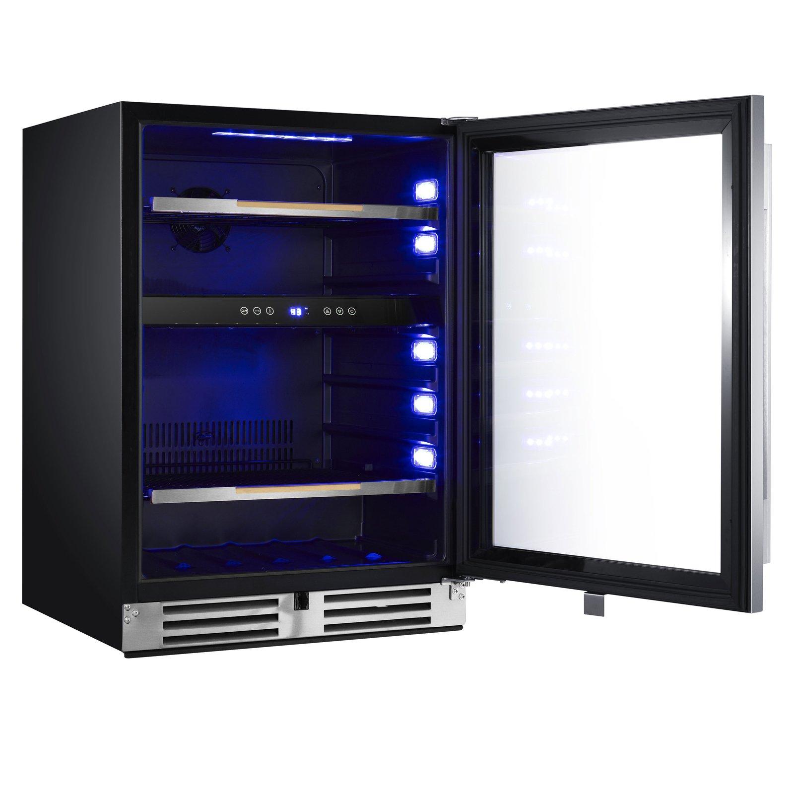 Avanti ARFSE55R3S 125 Can Elite Series Beverage Center - Compact Refrigerator for Soda, Beer & Energy Drinks - Perfect for Home Bar, Office, or Game Room