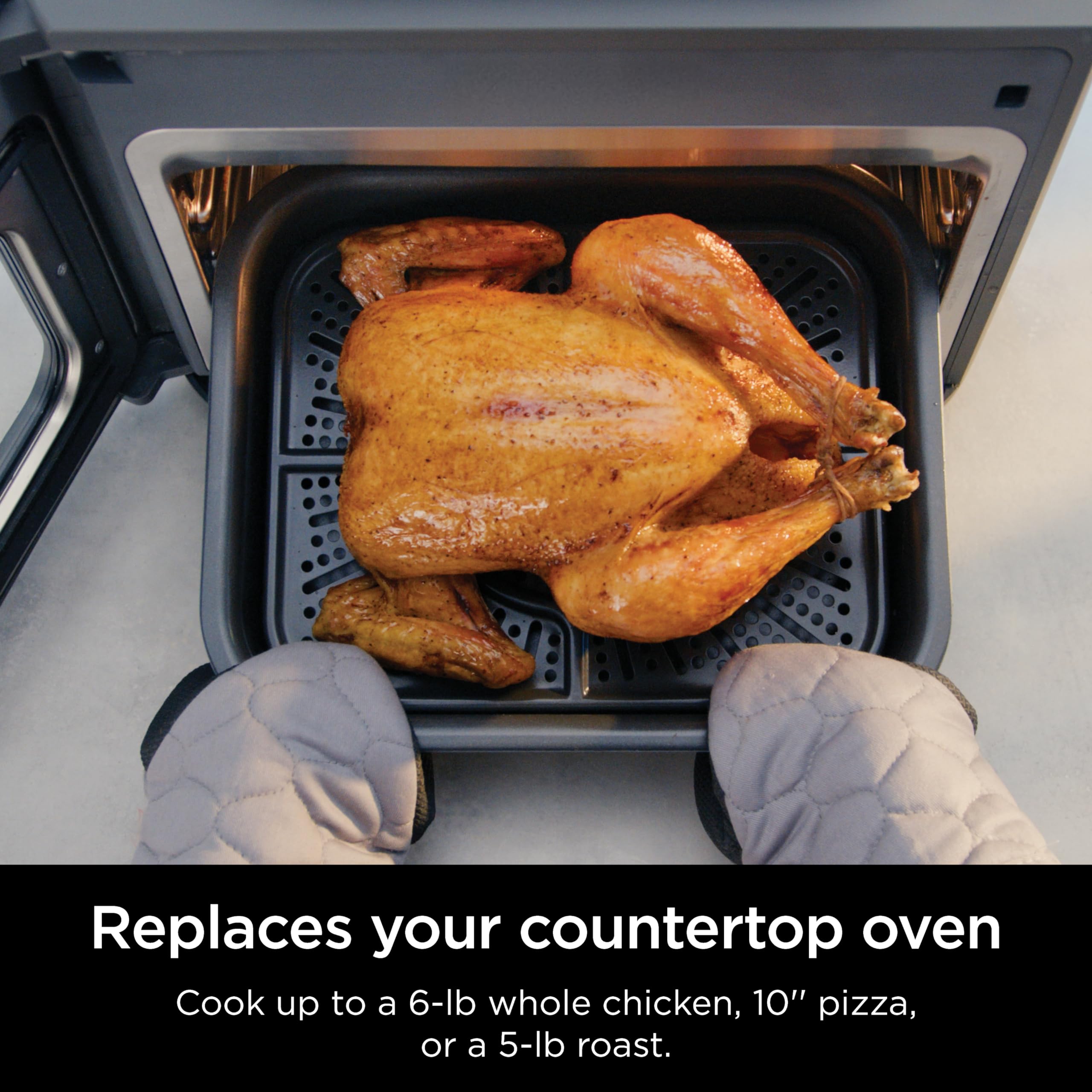 Ninja R-SFP701 14-in-1 Multicooker, Oven & Air Fryer - 15-Minute Meals, 3 Accessories, Grey (Renewed) - Perfect for Quick Family Dinners, Meal Prep & Healthy Air Frying