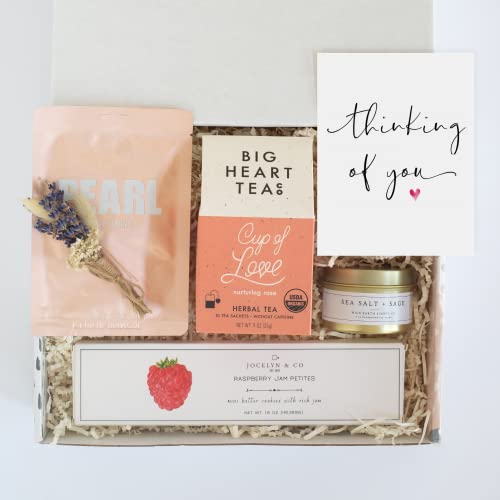 Unboxme Cookies & Tea Gift Box for Women - Birthday, Sympathy, Get Well - Perfect for Employees & Care Packages