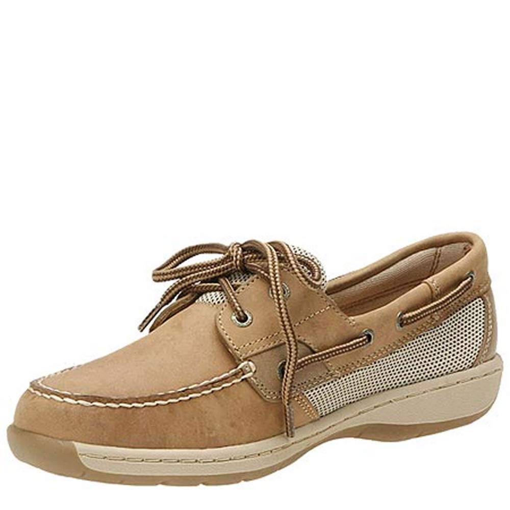 Eastland Women's Solstice Boat Shoe - Comfortable Leather Slip-On Deck Shoes for Women | Casual Summer Footwear for Boating, Walking & Outdoor Activities