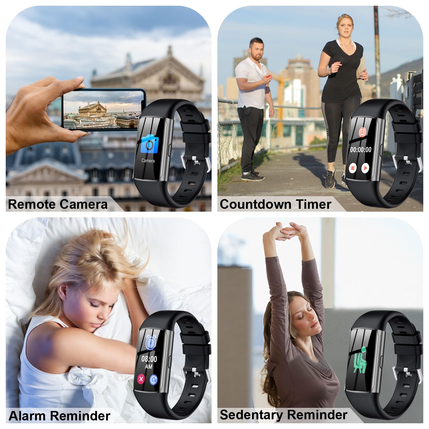 Tipmant Fitness Trackers - IP68 Waterproof Smart Watch with Heart Rate Monitor, Step Counter, Calorie Tracker & Sleep Monitor for Women, Men & Kids | Perfect for Running, Swimming & Daily Activity Tracking
