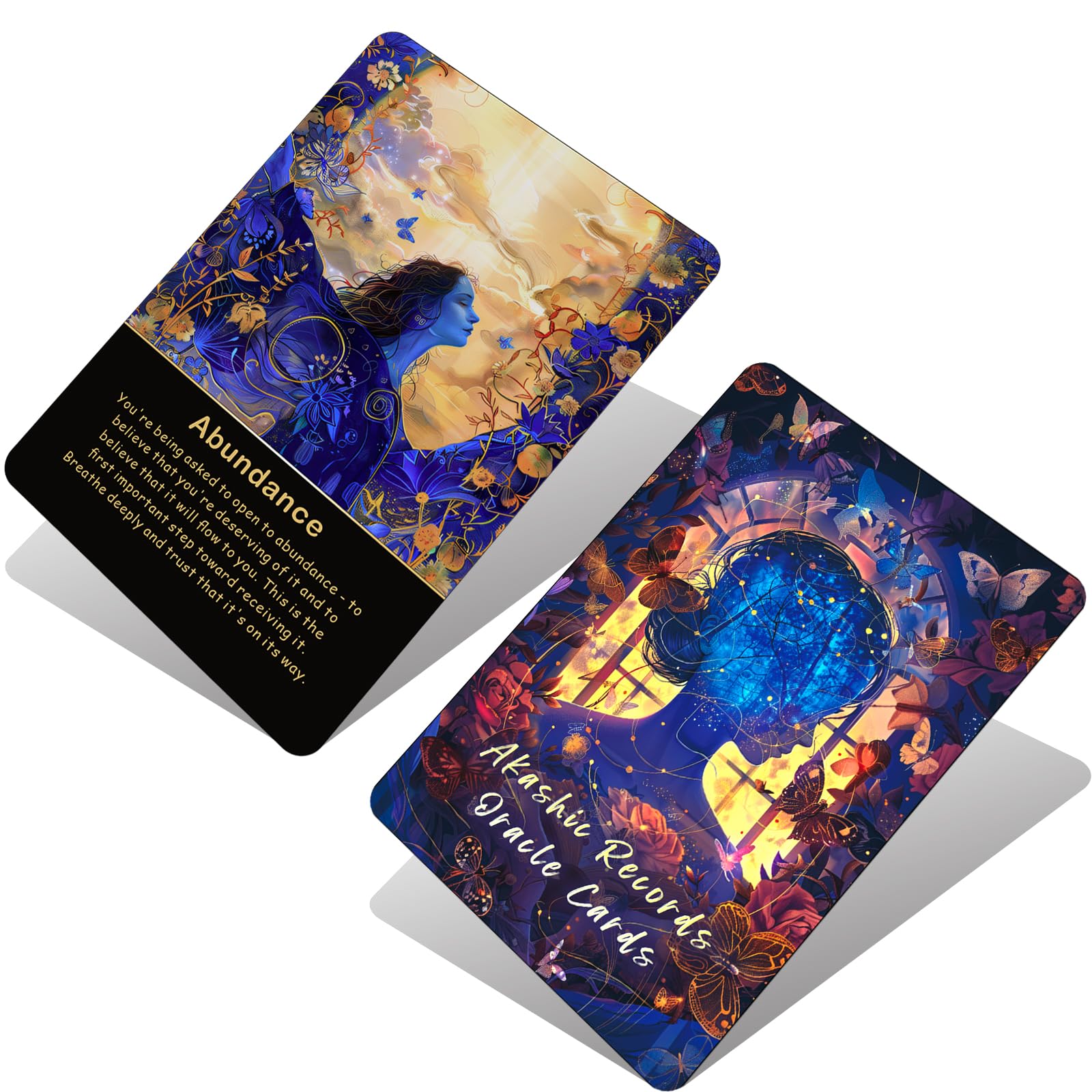 Akashic Oracle Cards for Beginners - 75-Card Energy Healing Deck for Soul Truth & Karmic Cleansing | Spiritual Guidance, Meditation & Divination Tool