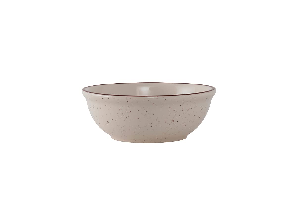 Tuxton China TBS-015 13 oz. Ceramic Nappie Bowl - 5-5/8