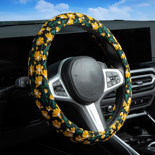 Daisy Black Yellow Rubber