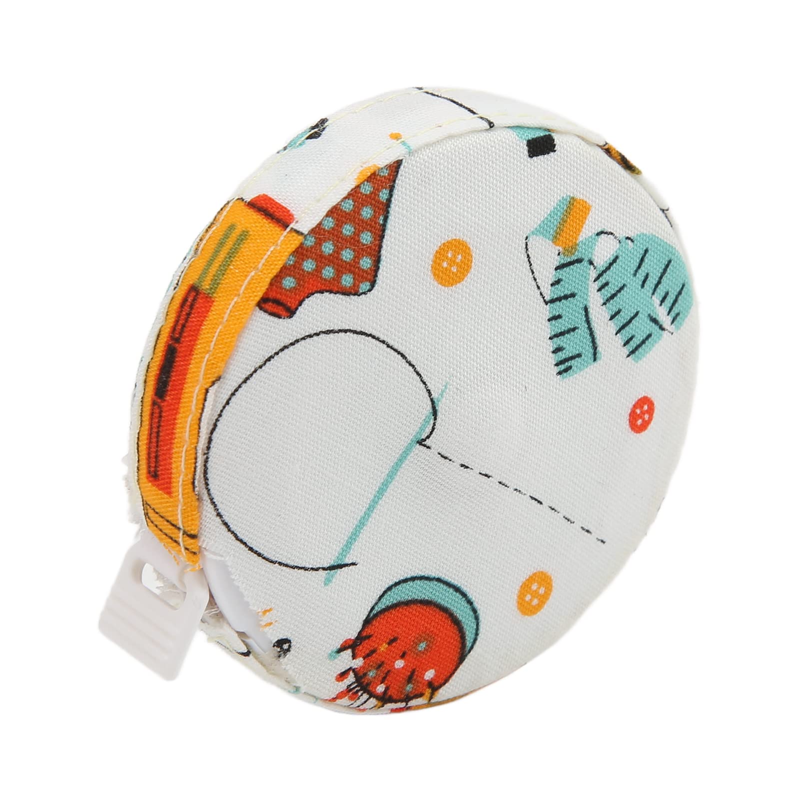 Accurate Body Measuring Tape - Easy Read Sewing & Tailoring Cloth Tape Measure with Clear Markings for Waist, Bust & Weight Loss Tracking | Portable, Durable & Cute Orange Needle Thread Design | Perfect for DIY Crafts, Dressmaking & Fitness Progress Measurement