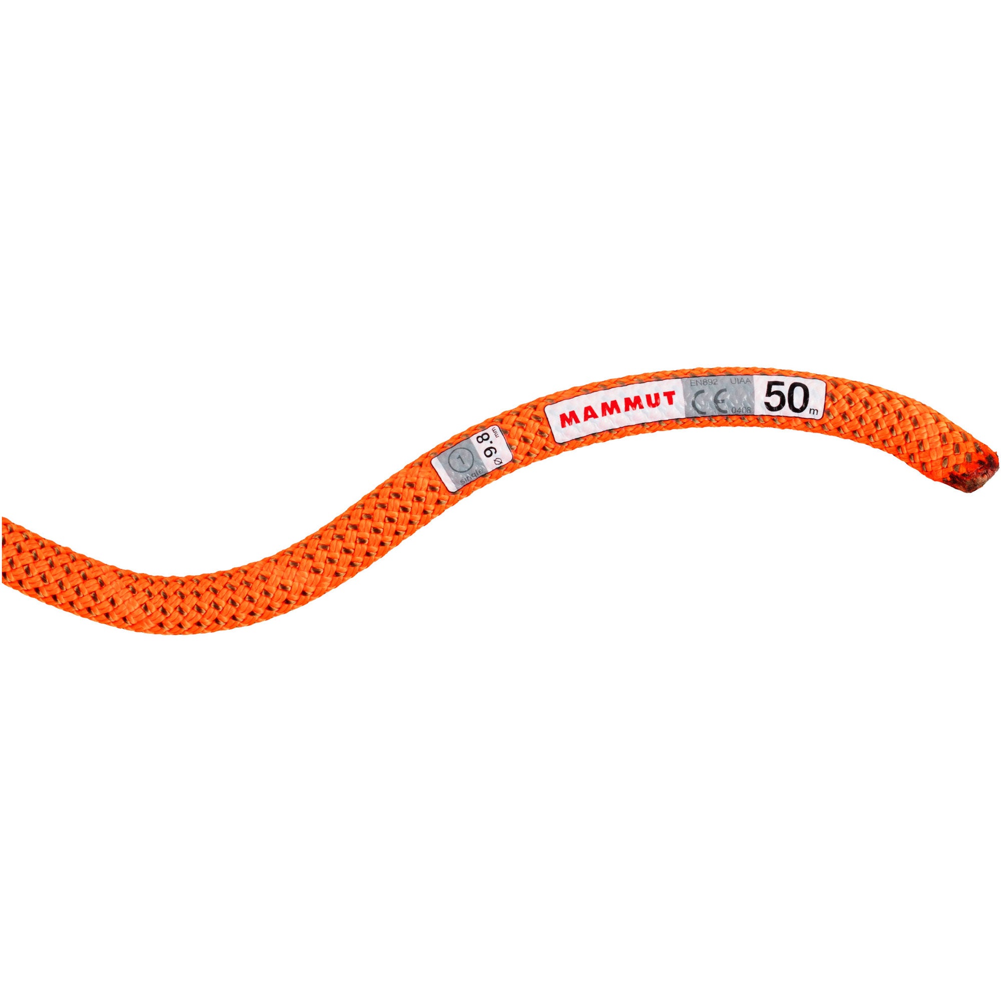 Mammut 9.8 Crag Dry Climbing Rope - Lightweight & Durable for Rock Climbing & Mountaineering - Perfect for Outdoor Adventures & Sport Climbing (Closeout)