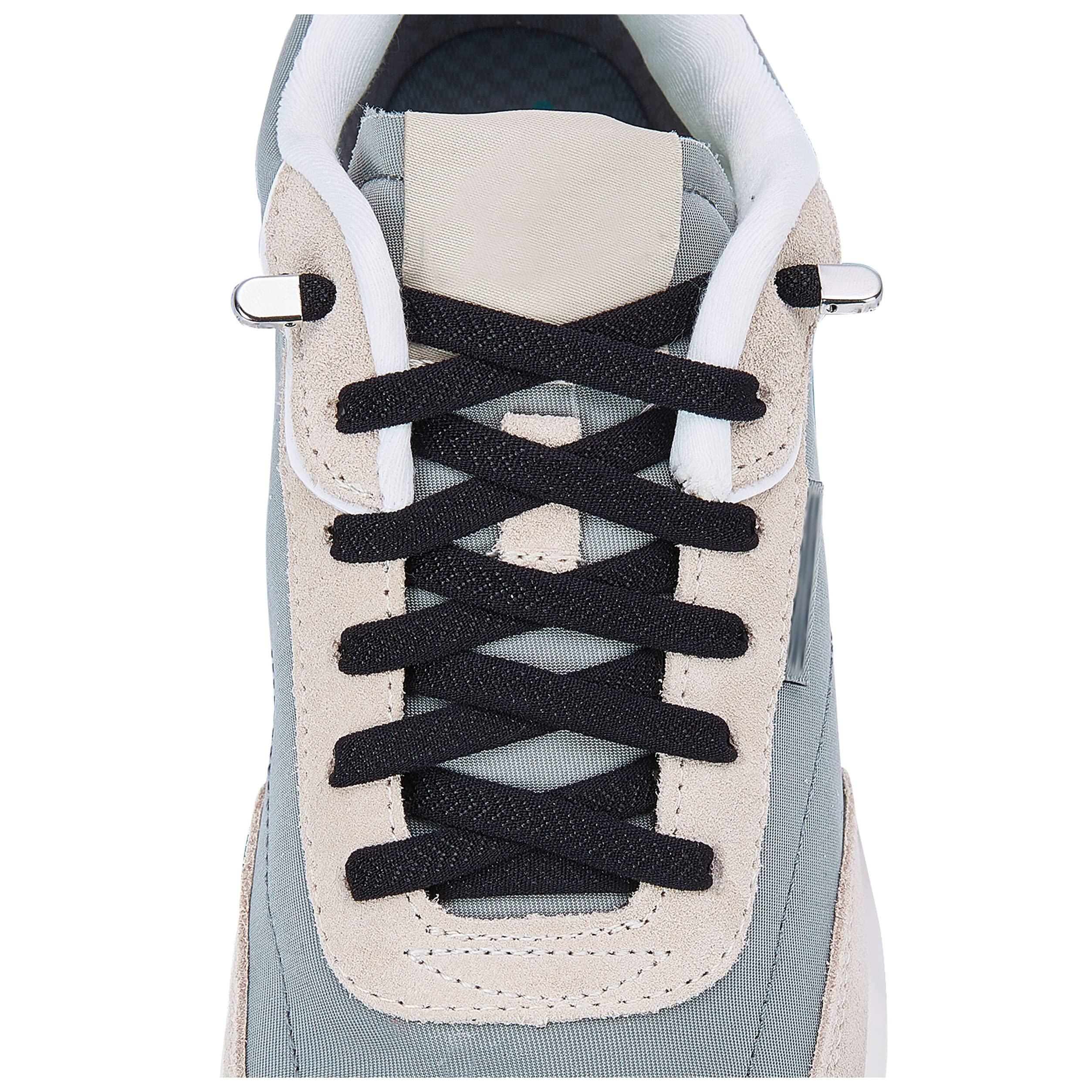 No Tie Elastic Shoelaces for Kids & Adults - Stretchable, Durable & Adjustable Tieless Shoe Laces for Sneakers, Running Shoes & Casual Wear - Perfect for Sports, Work & Everyday Comfort