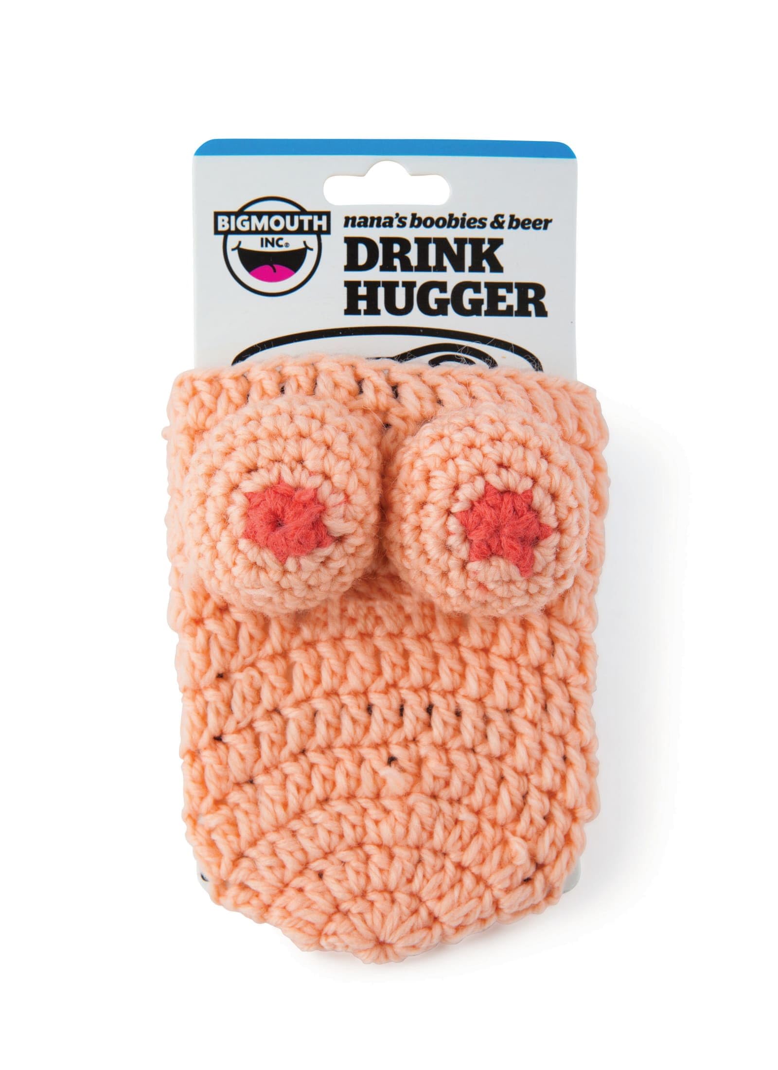 BigMouth Inc Foam Drink Kooler - Soft Sided Beer Cooler, Portable Party Beverage Holder for Soda Cans, Funny Can Cooler - Nana's Boobies - Perfect for BBQs, Beach Days & Tailgating