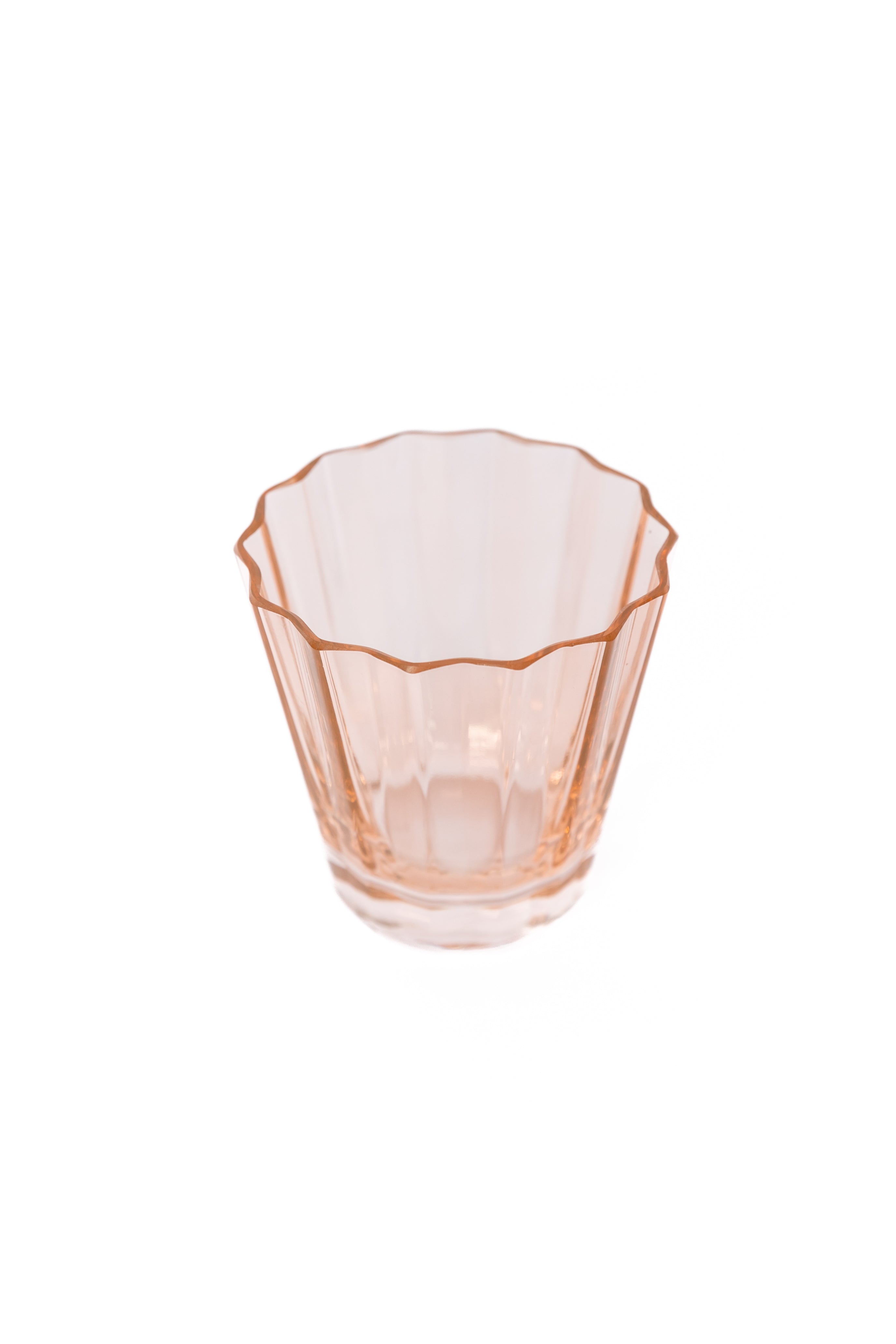 Estelle Colored Sunday Low Ball Glasses - Set of 2 (Blush Pink) | Elegant Cocktail & Whiskey Drinking Glasses for Home Bar, Parties & Gifts