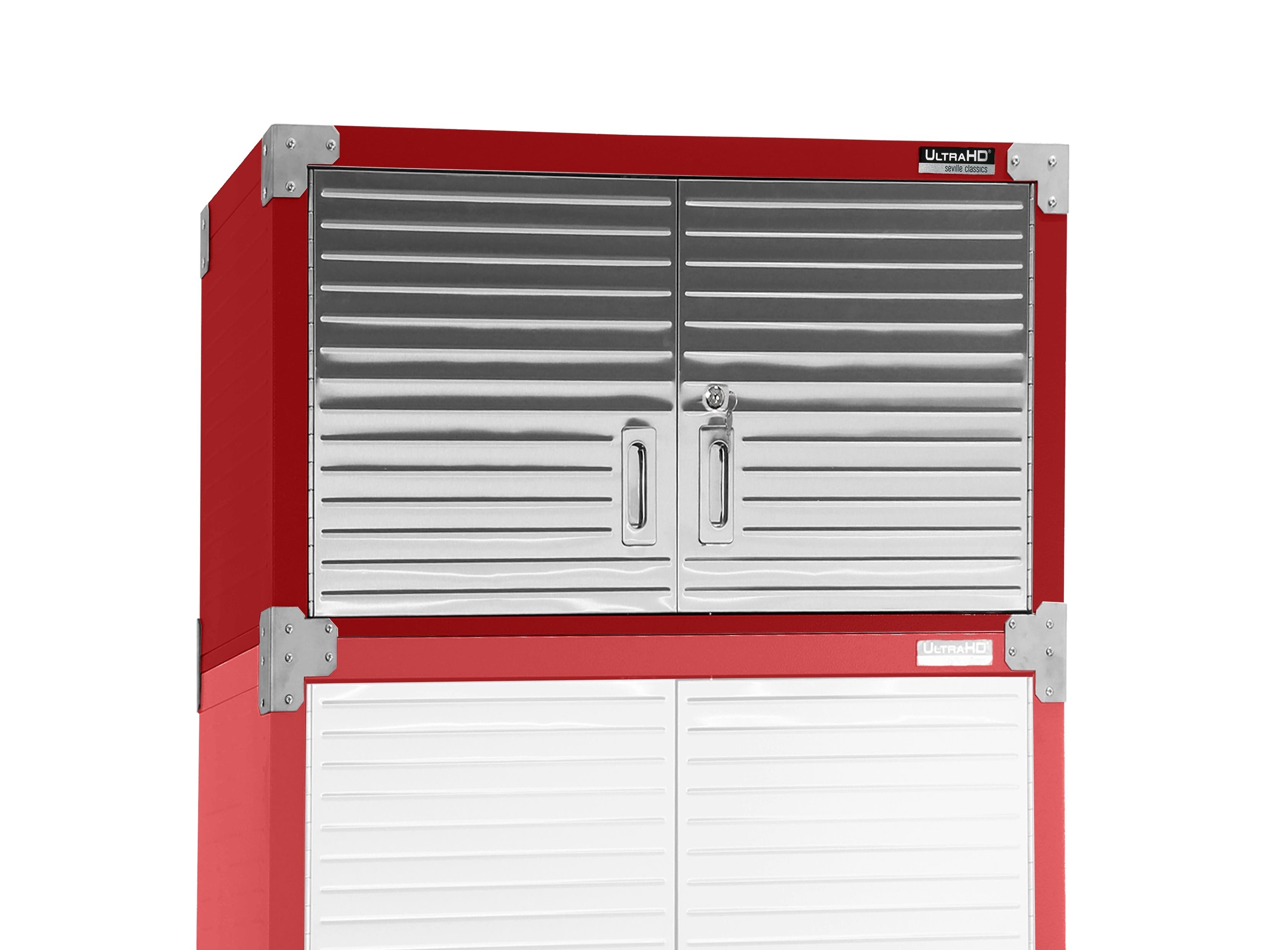 UltraHD® Stackable Kitchen Cabinet Organizer - Premium Storage Solution for Pantry, Bathroom & Garage Organization - Space-Saving Home Decor
