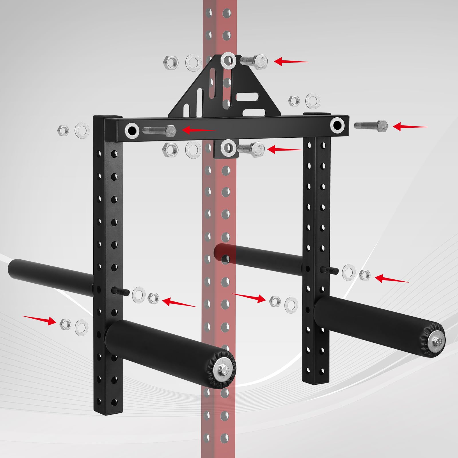 Lateral Raise Attachment - Standing Shoulder Press Machine for Strength Training | Home Gym Equipment for Shoulder Workouts & Upper Body Fitness