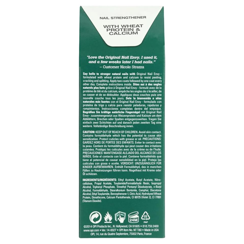 Best Nail Strengthener for Thin & Weak Nails - 0.5 Fl Oz Treatment for Stronger, Healthier Nails - Perfect for Daily Nail Care & Manicure Prep