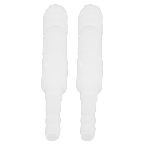 Plastic Hose Barb Reducer Fitting - Transparent Barbed Splicer Joint for Water Pumps | Durable Water Hose Connector for Irrigation Systems, Aquariums & Home Plumbing