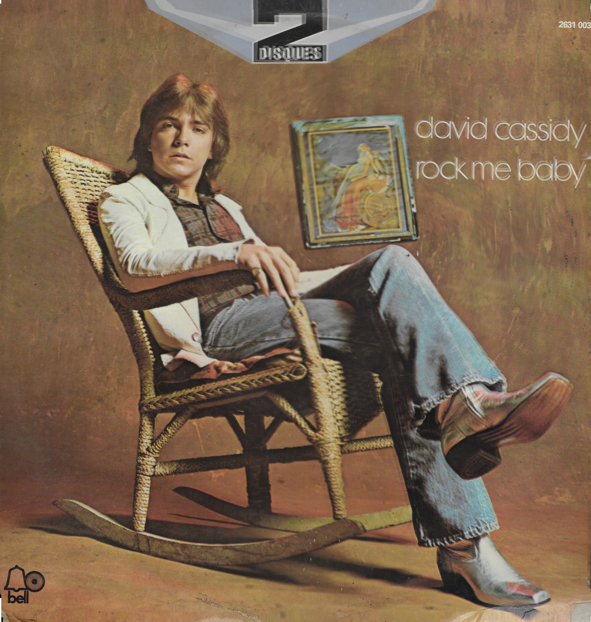 David Cassidy - Rock Me Baby - LP Vinyl Record - Classic 70s Music for Collectors & Vintage Enthusiasts - Perfect for Home Listening & Gifts