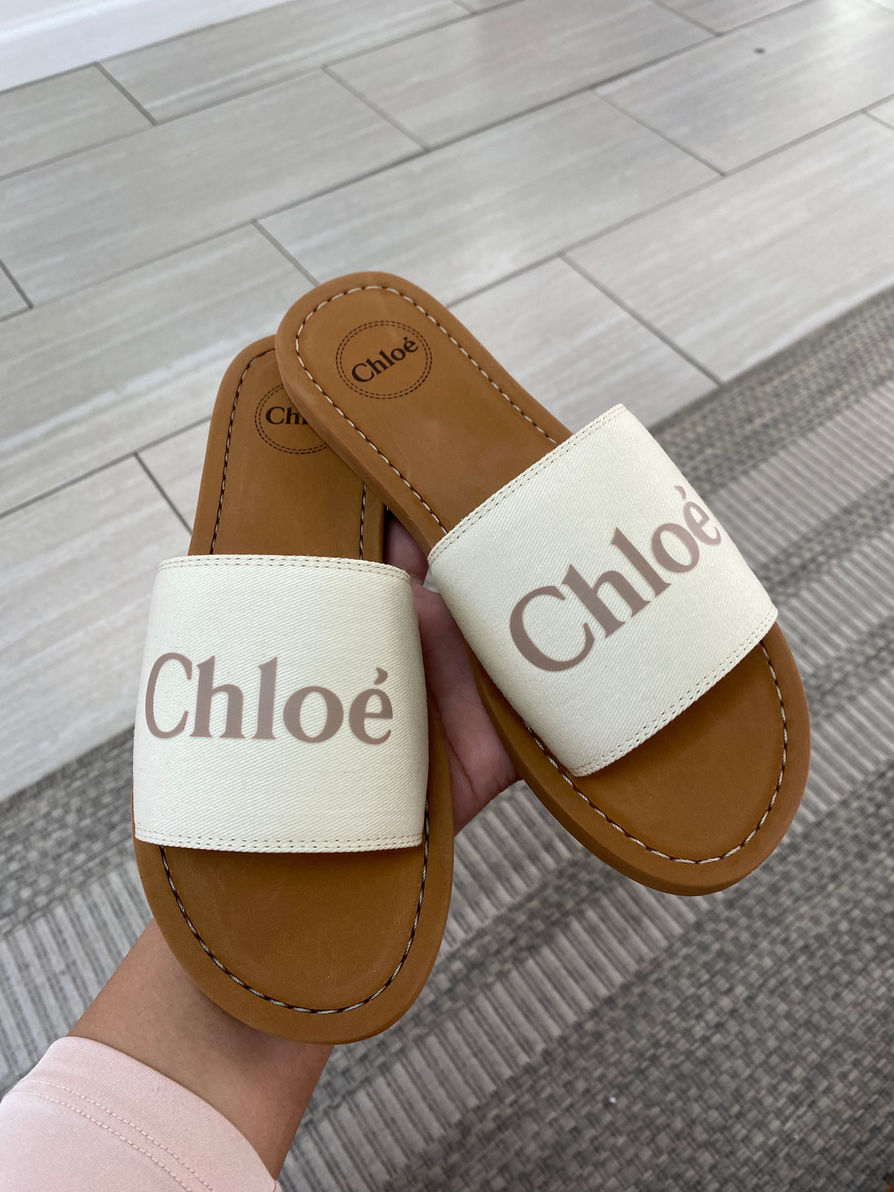 Chloe Ivory Slide Sandals - Women's Comfortable Summer Slides with Soft Cushioning for Beach, Pool, and Casual Wear