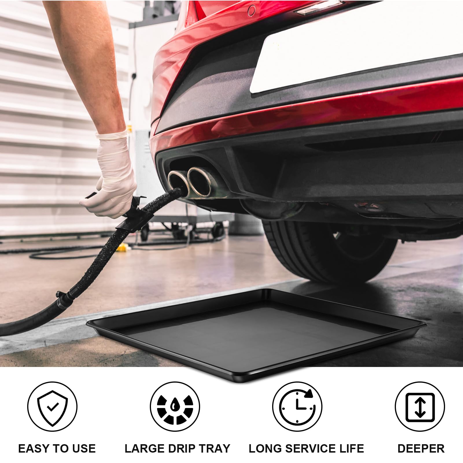 6Pcs Extra Large Car Oil Drip Pan - 35.4