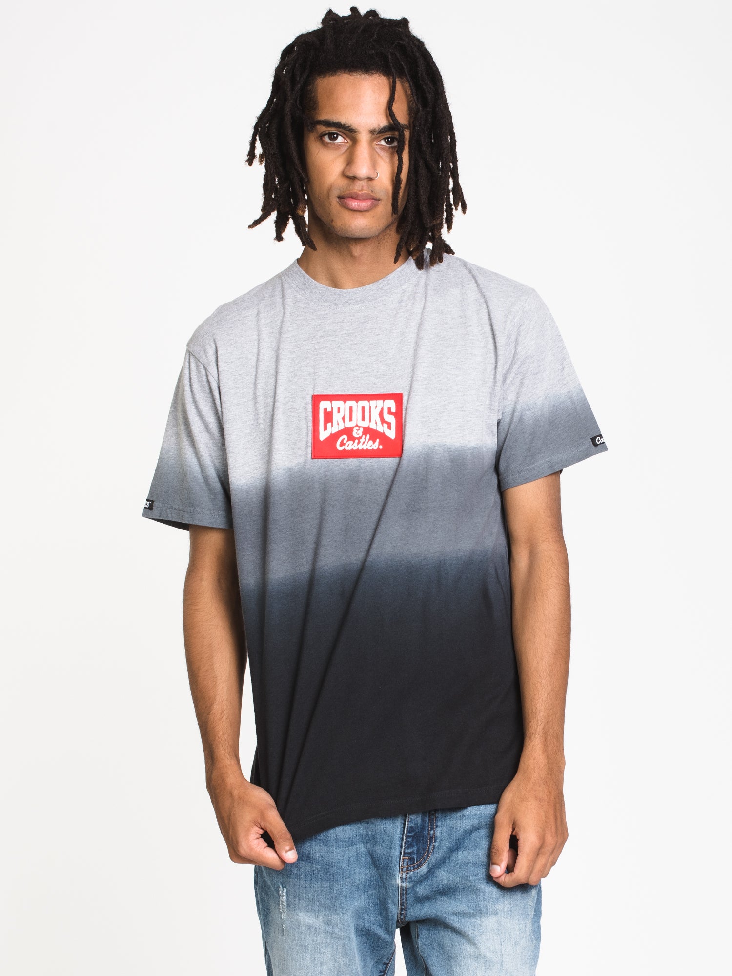 Crooks & Castles Red Box C&C Short Sleeve T-Shirt - Men's Graphic Tee for Streetwear & Casual Outfits | Clearance Sale