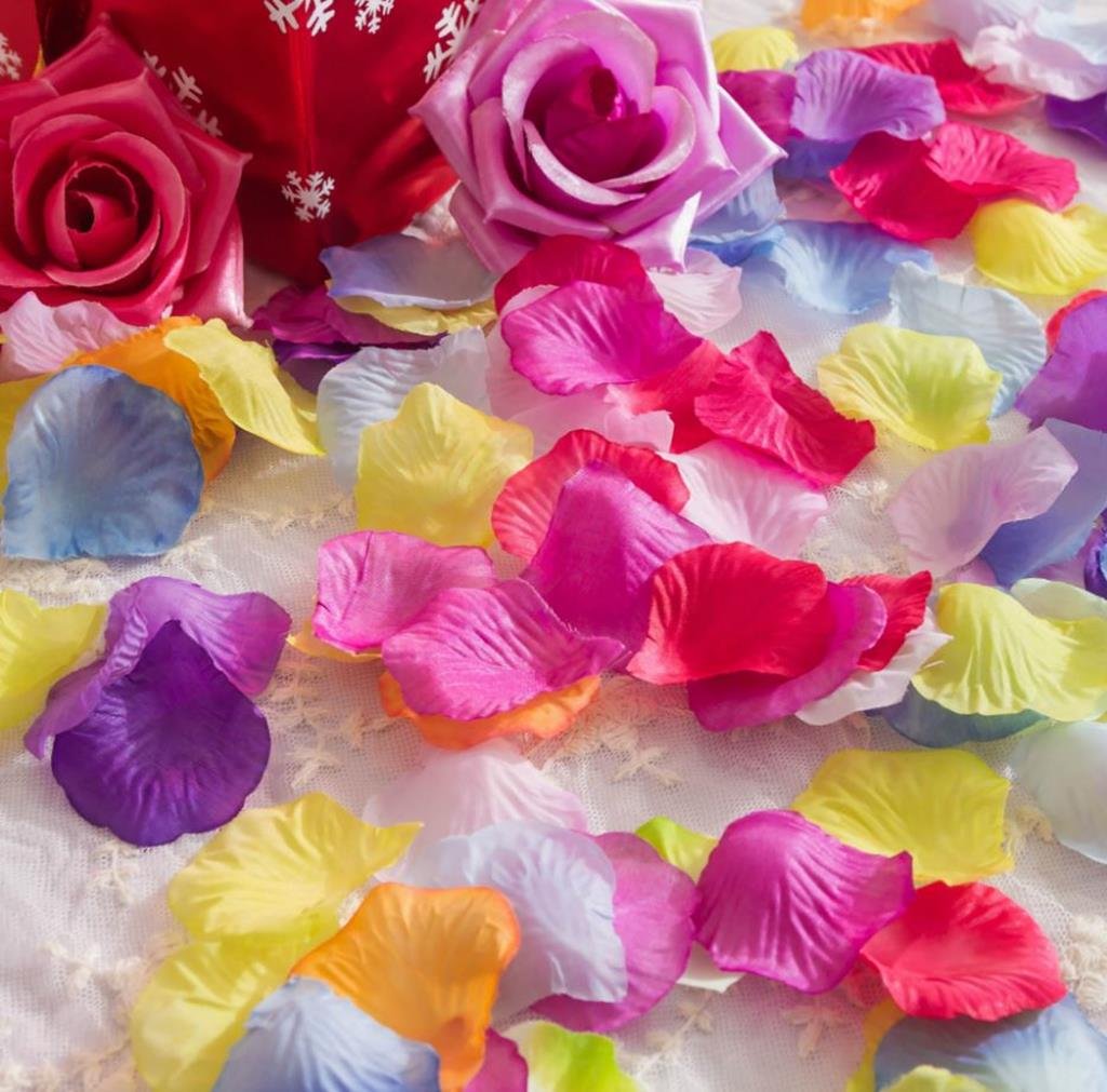 4000 Pcs Blackish Green Silk Rose Petals - Premium Wedding Flower Decorations for Aisle, Table Scatter & Romantic Event Decor