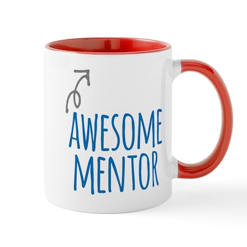 White/Red Inside - Awesome Mentor Mugs