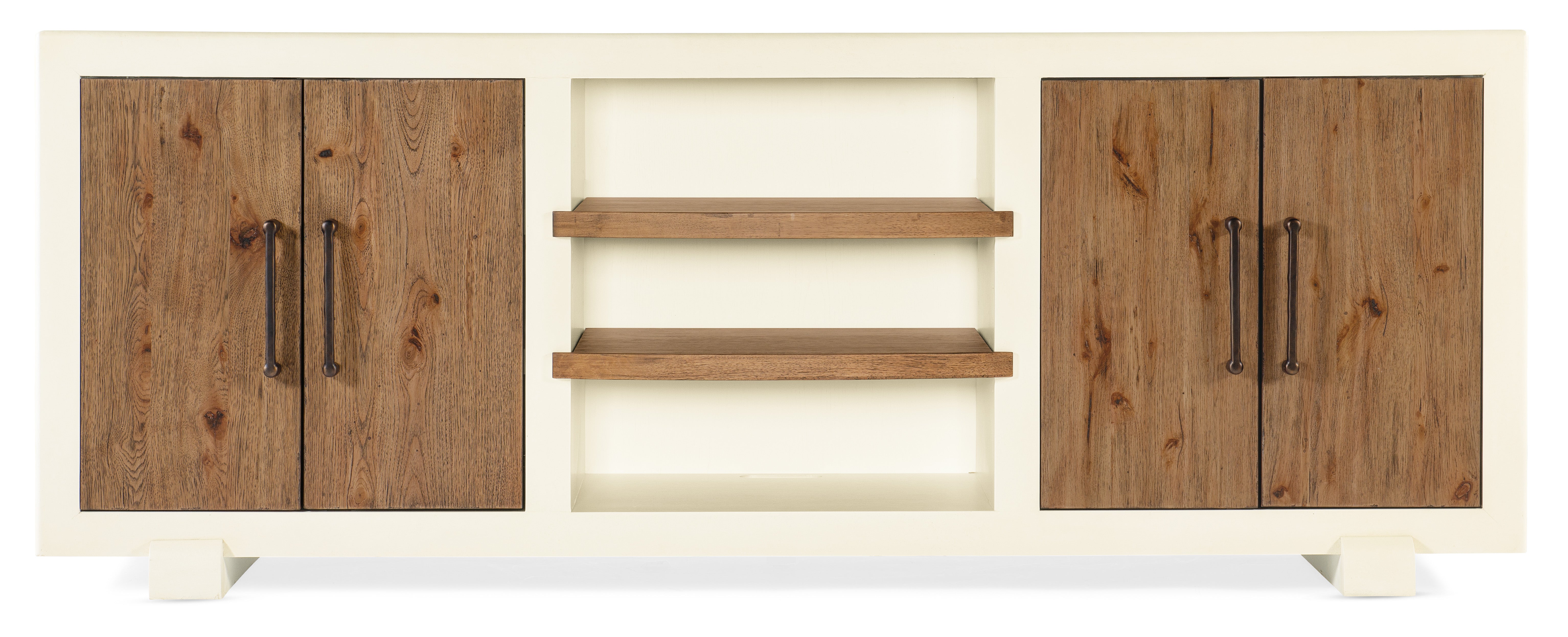 Big Sky Tahoe Entertainment Console - Modern TV Stand with Storage for Living Room, Bedroom & Home Theater - Solid Wood Media Cabinet for TV up to 65