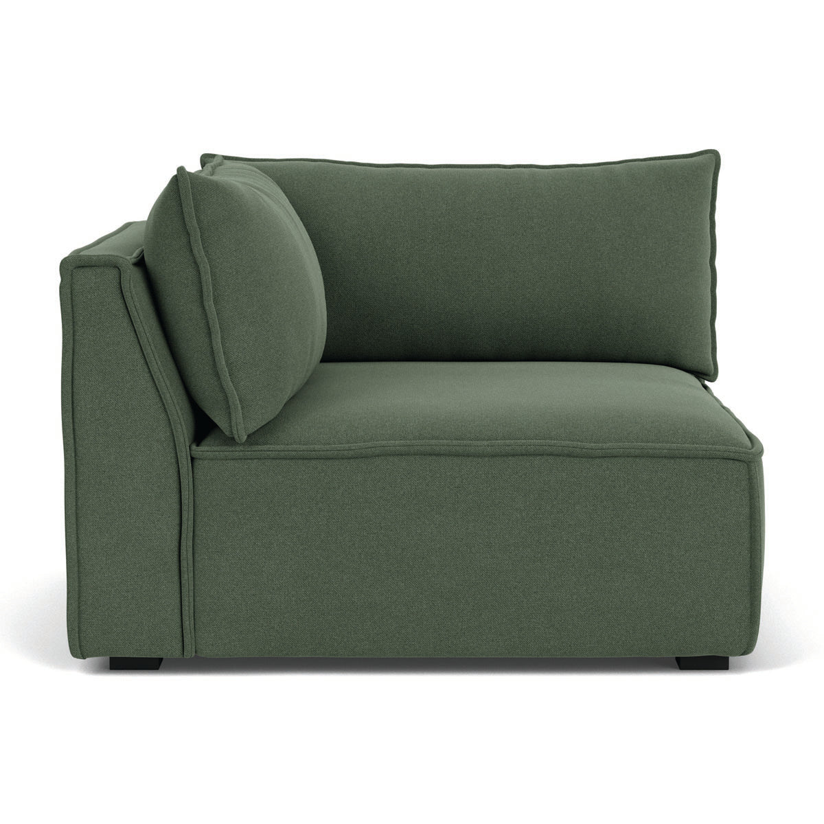 Stylish Daphne Fabric Left Corner Modular Sofa - 1 Seater Modern Living Room Furniture for Small Spaces & Apartments