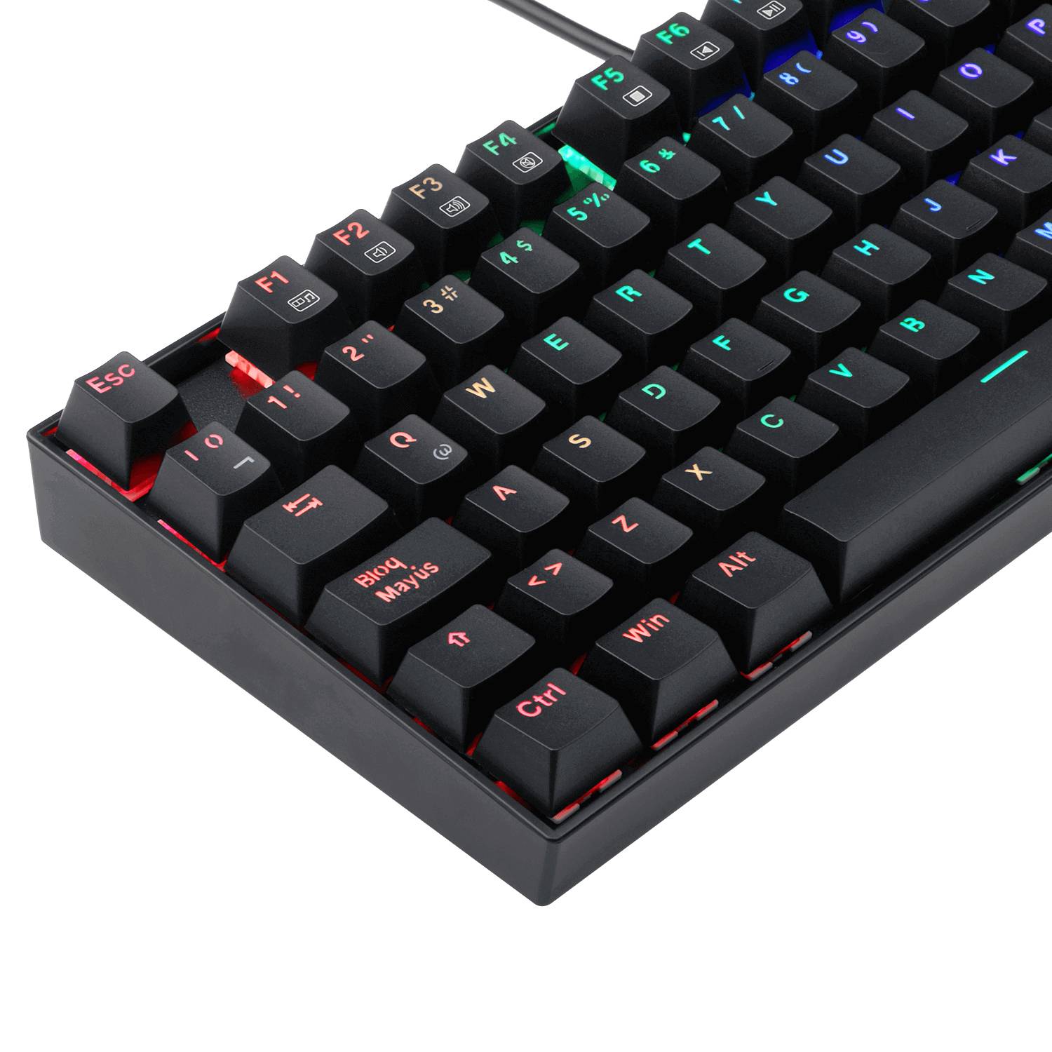 Redragon Kumara K552 RGB Mechanical Gaming Keyboard with Blue Switches - Black | Perfect for PC Gaming, Esports & Typing