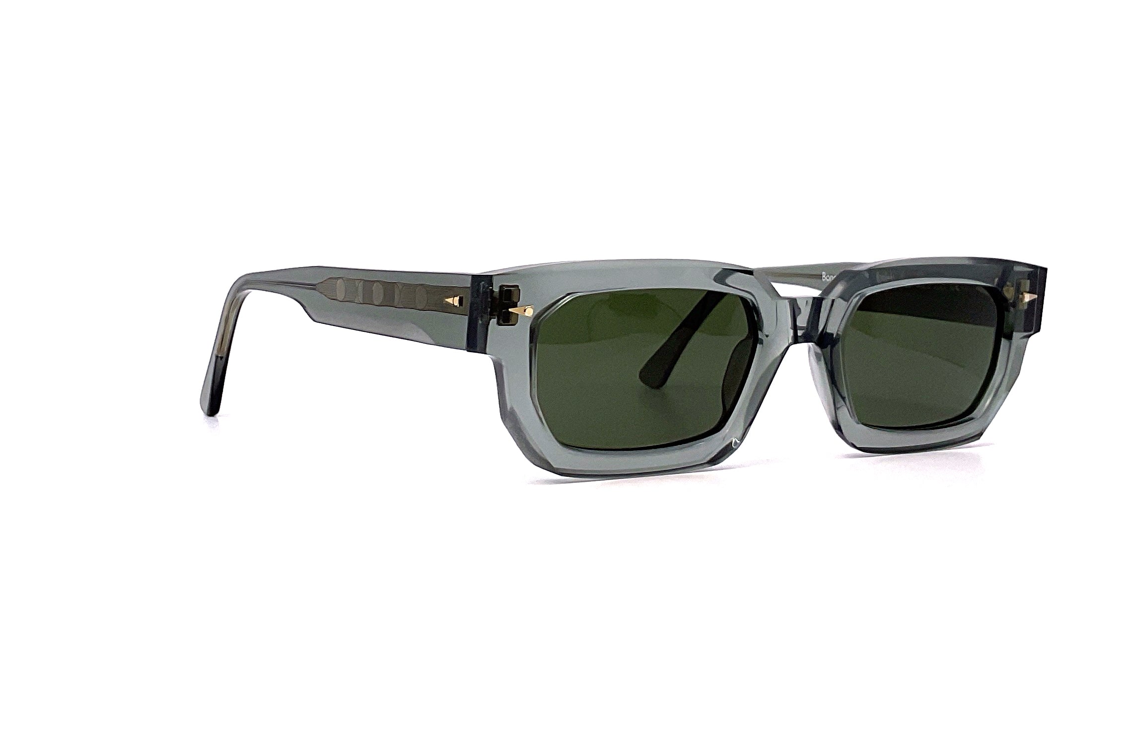 Ahlem Bonaparte Sunglasses (Rainlight | Dark Green) - Stylish UV Protection for Outdoor Activities & Fashion