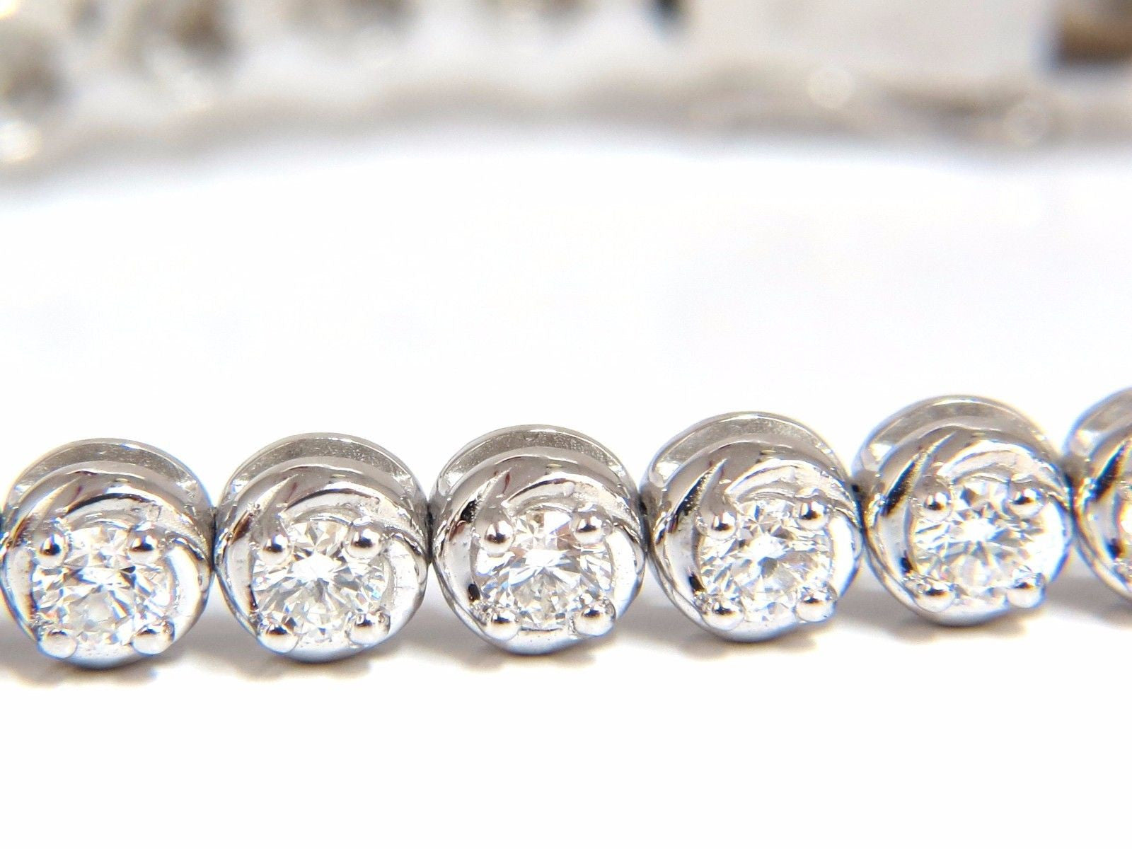 3.50 Carat Natural Diamond Tennis Bracelet in 14K White Gold - 7 Inch Adjustable Luxury Jewelry for Women, Perfect for Weddings, Anniversaries & Special Occasions