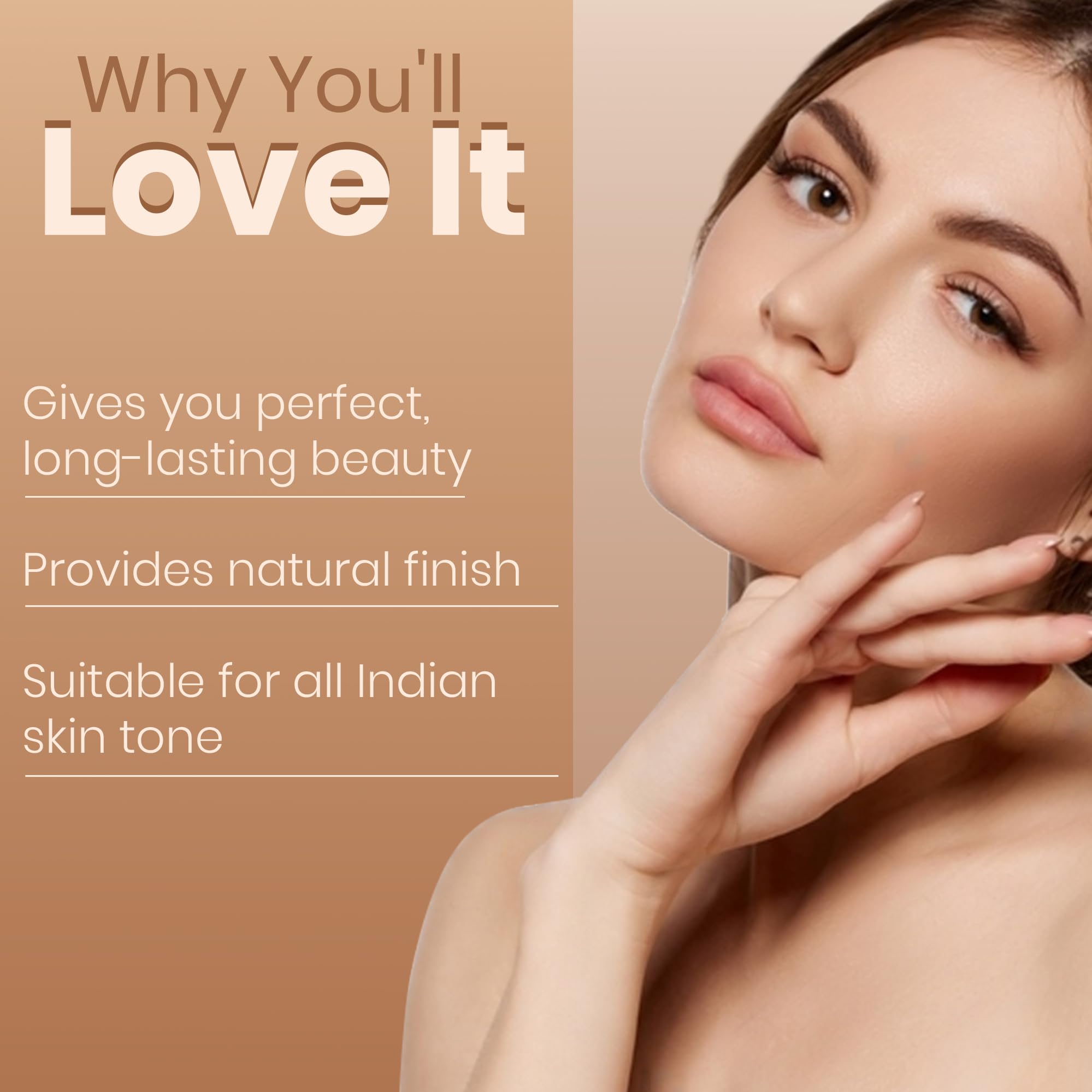 Colors Queen Oil-Free Waterproof Liquid Foundation with SPF - Matte Finish, Lightweight & Long-Lasting Face Makeup (01 Ivory, 40ml) | Perfect for Daily Wear, Outdoor Activities & Photography