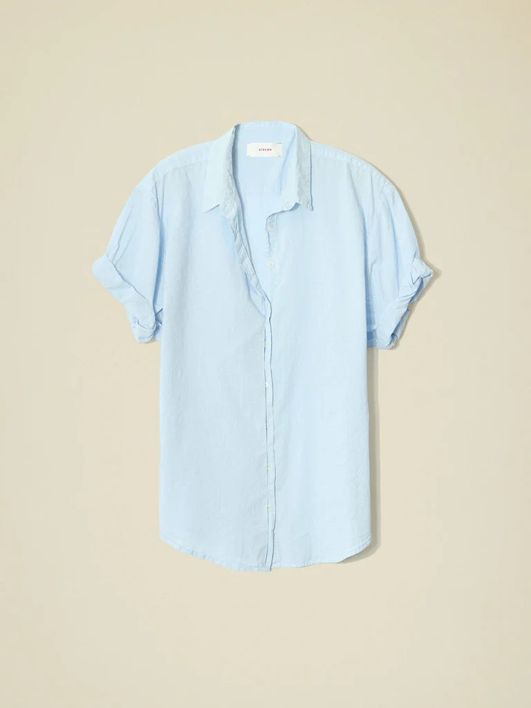 Channing Shirt for Men - Soft Baby Blue Casual Button Down Shirt | Perfect for Office, Date Night & Summer Outfits