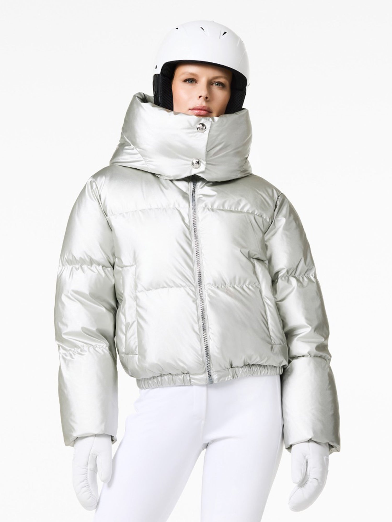Premium Oceane Metallic Down Ski Jacket - Waterproof Winter Coat for Men & Women - Warm Insulated Snow Jacket for Skiing, Snowboarding & Outdoor Adventures